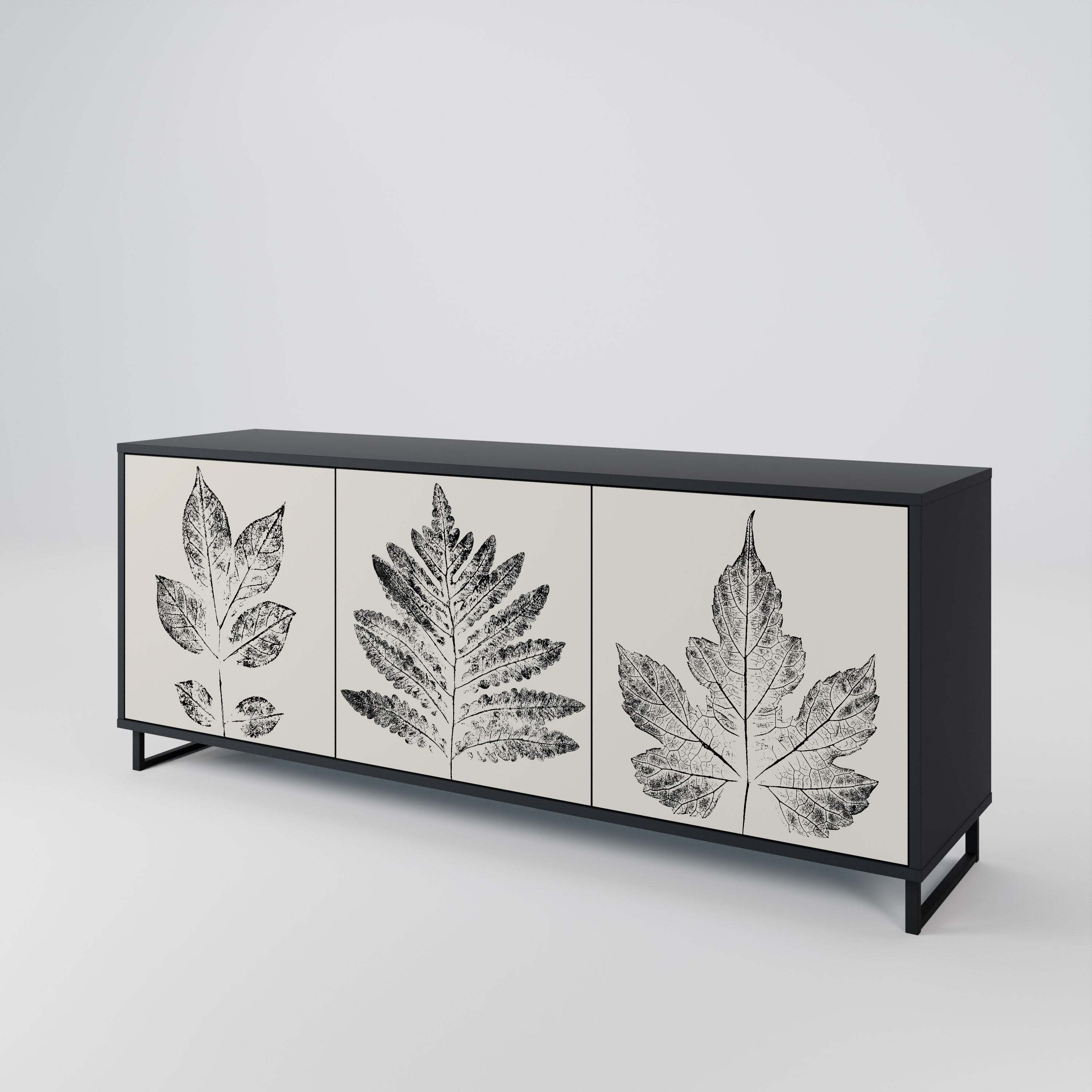 LEAFY STAMPS 3-Door Sideboard