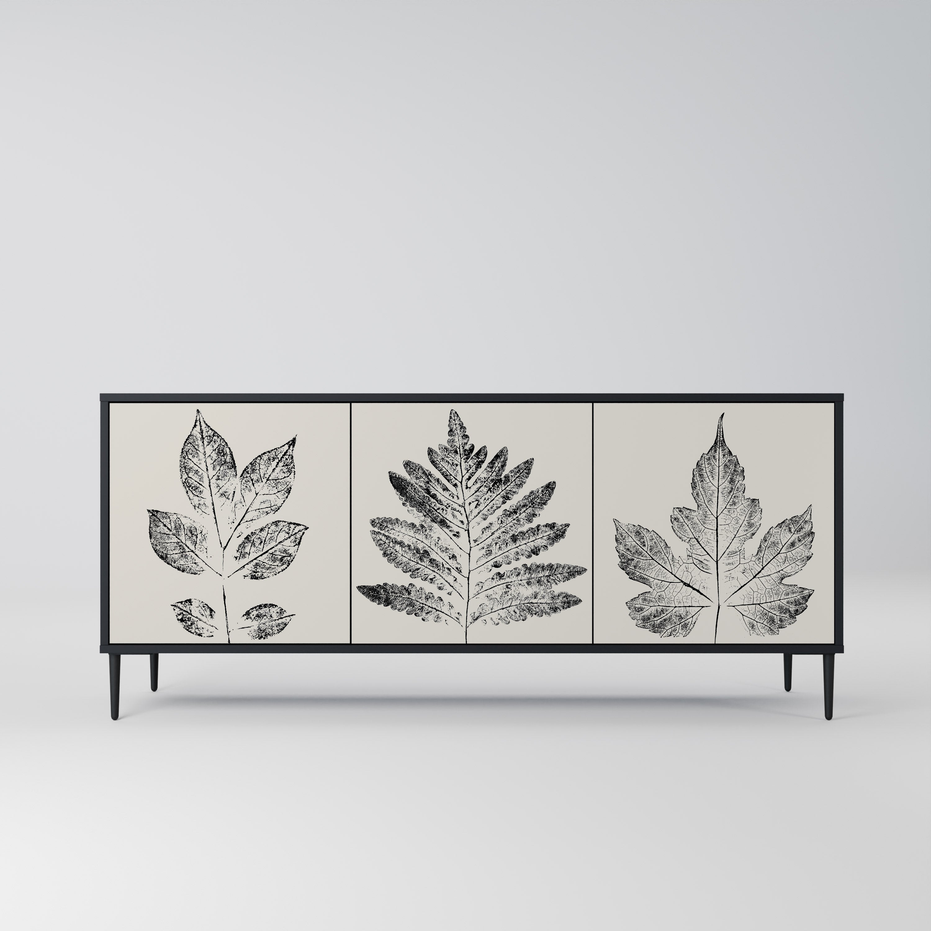 LEAFY STAMPS 3-Door Sideboard