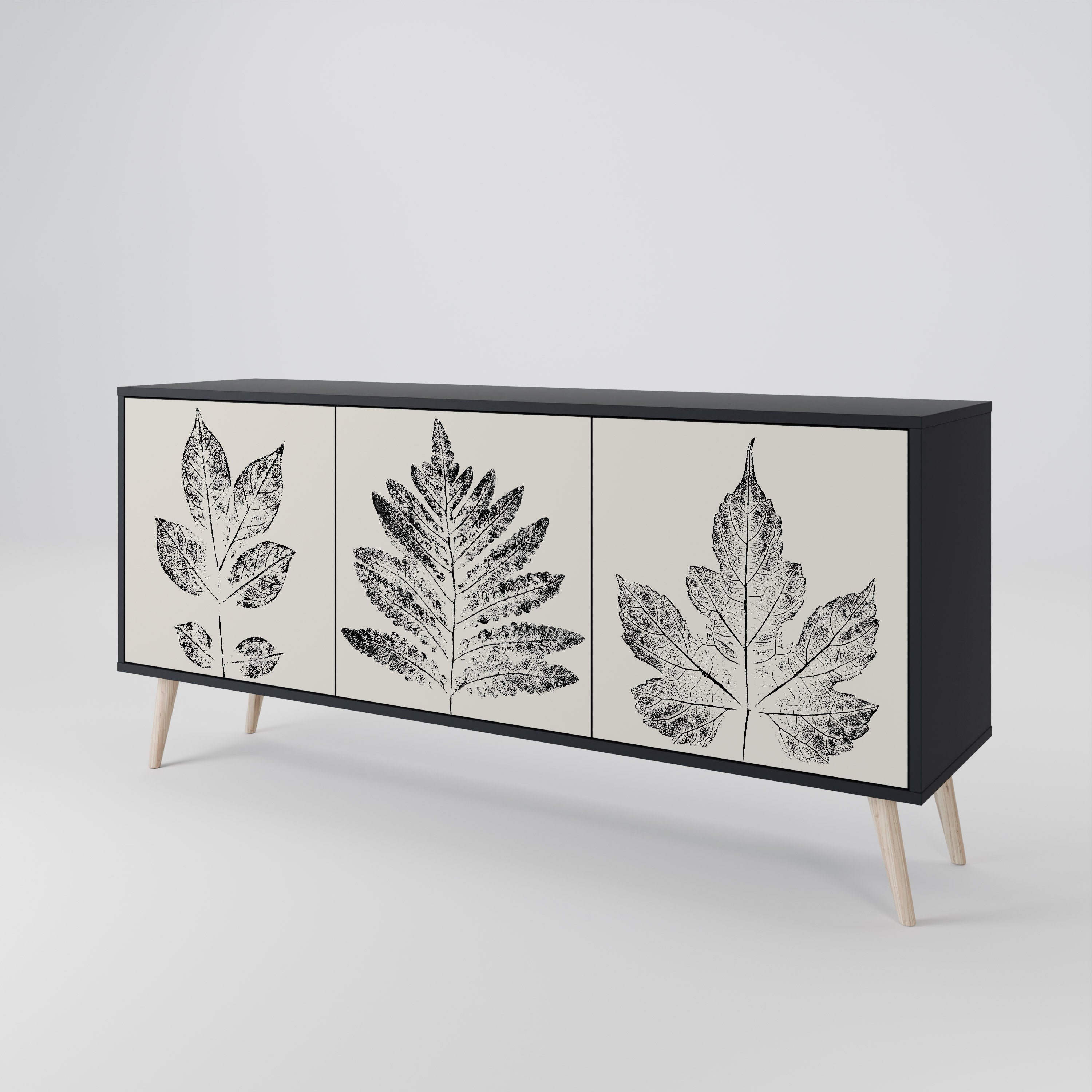 LEAFY STAMPS 3-Door Sideboard
