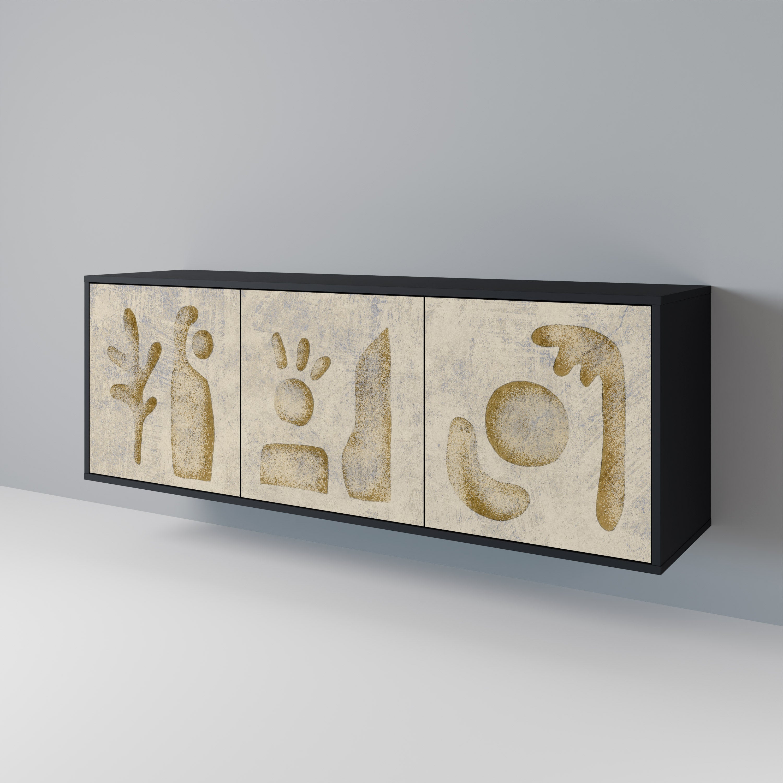 SAND SCULPTURES 3-Door Sideboard