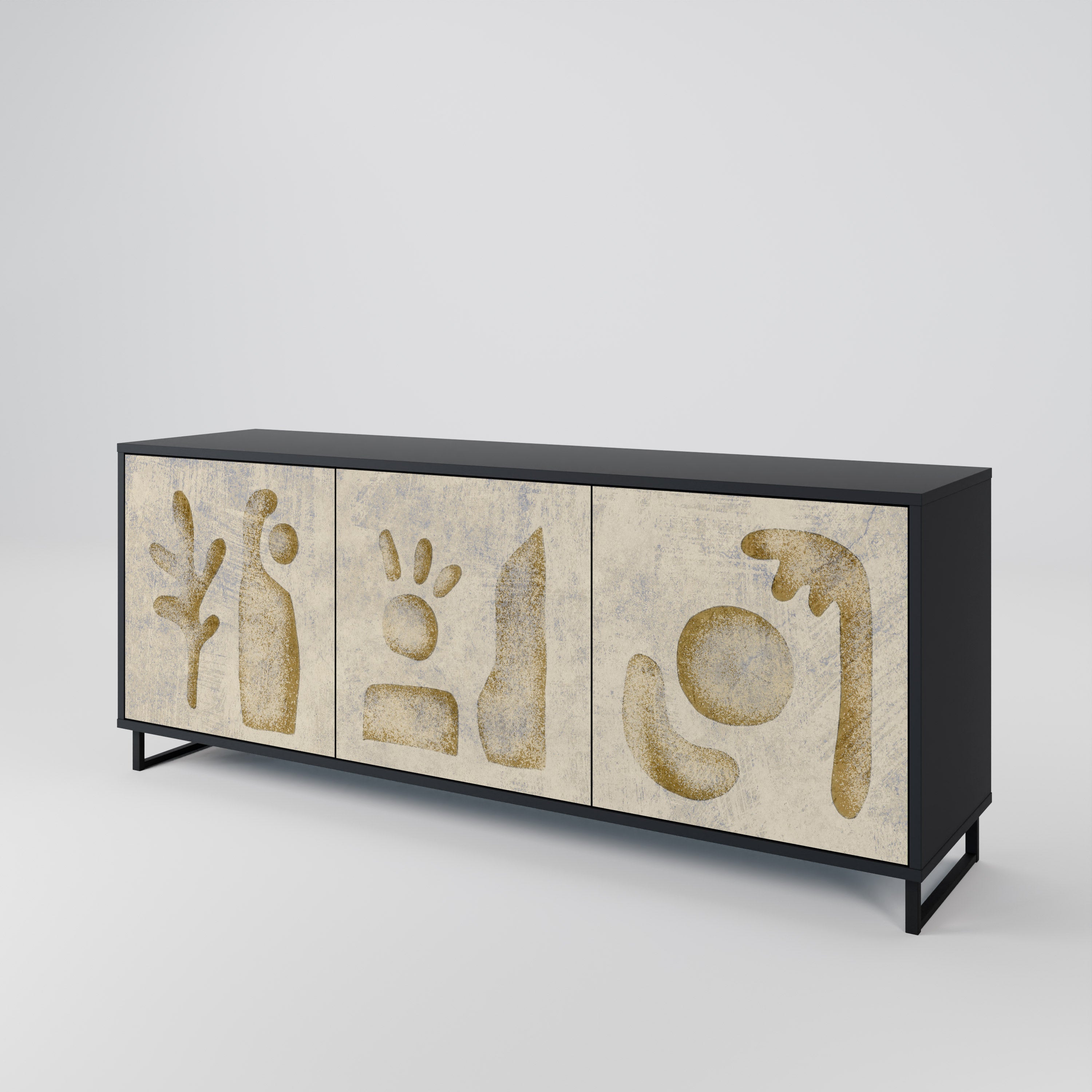 SAND SCULPTURES 3-Door Sideboard