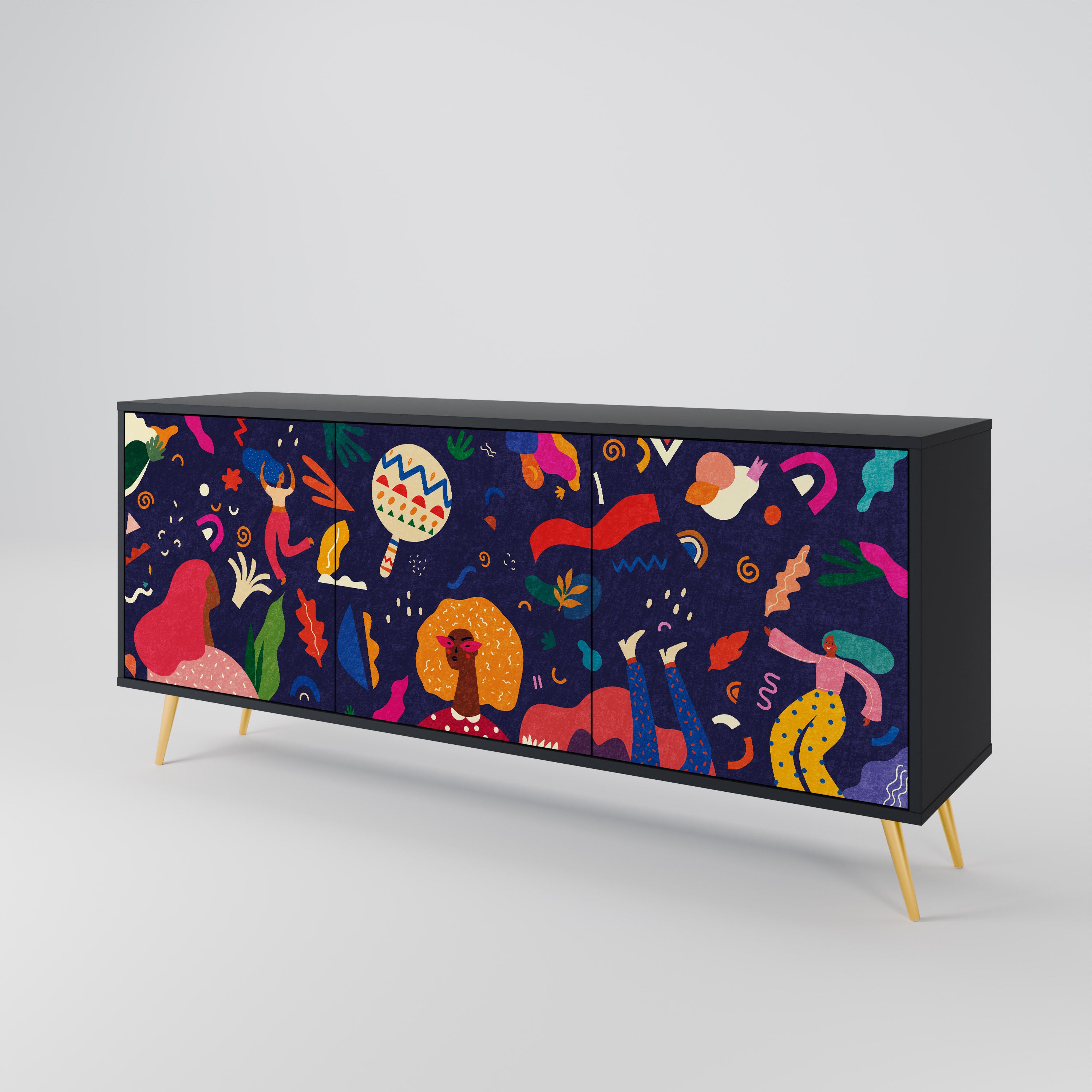 FESTIVE PLEASURES 3-Door Sideboard