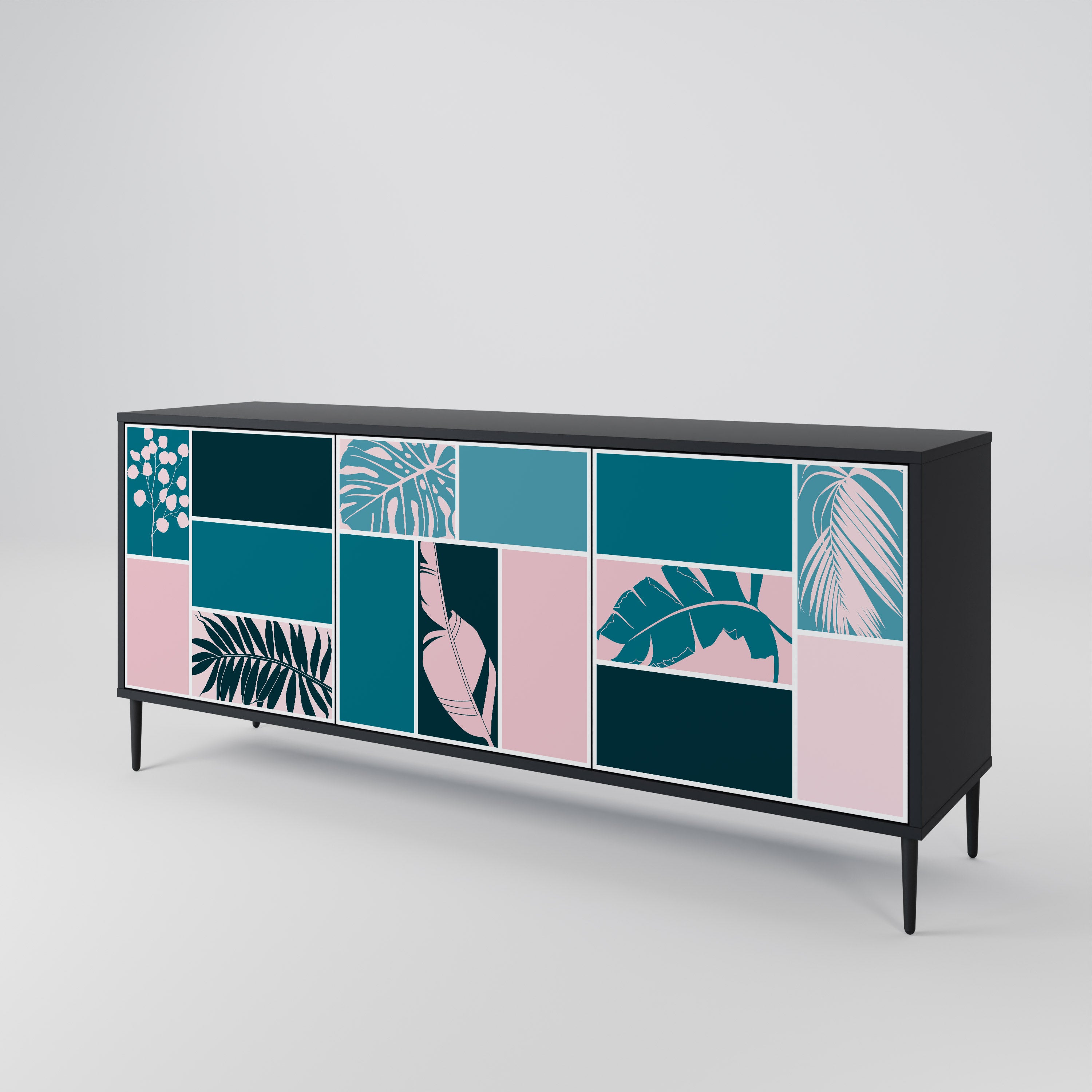COMBINATION OF SHAPES 3-Door Sideboard
