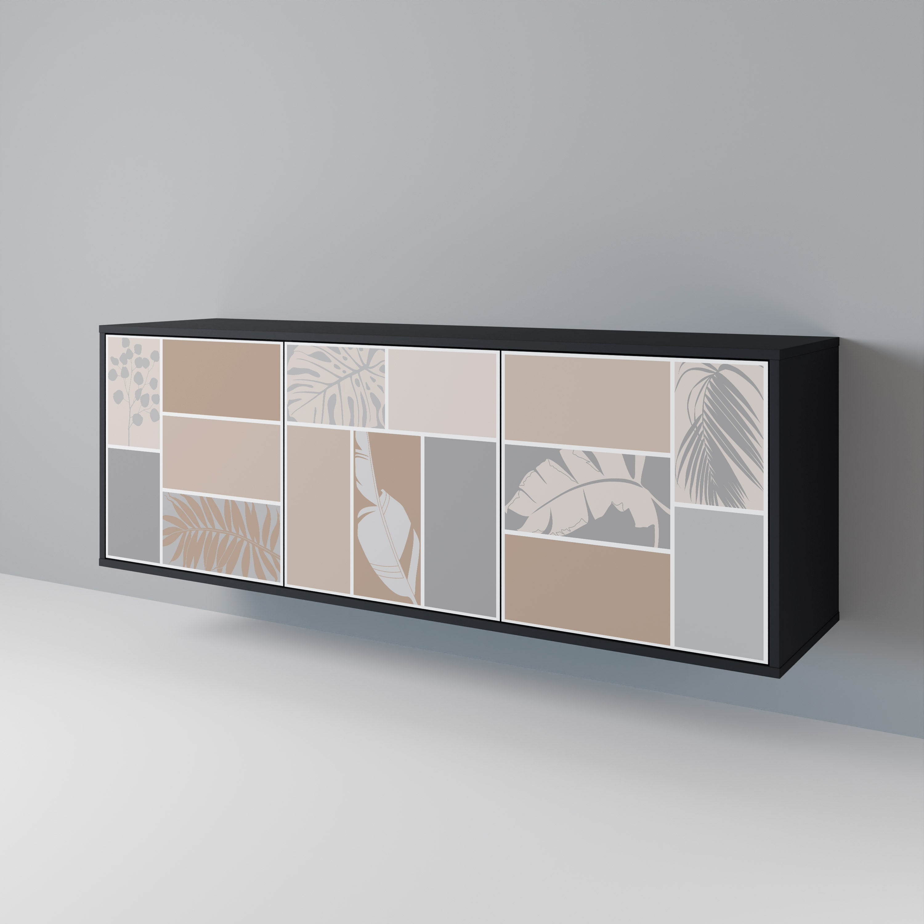 TROPICAL SHAPES 3-Door Sideboard