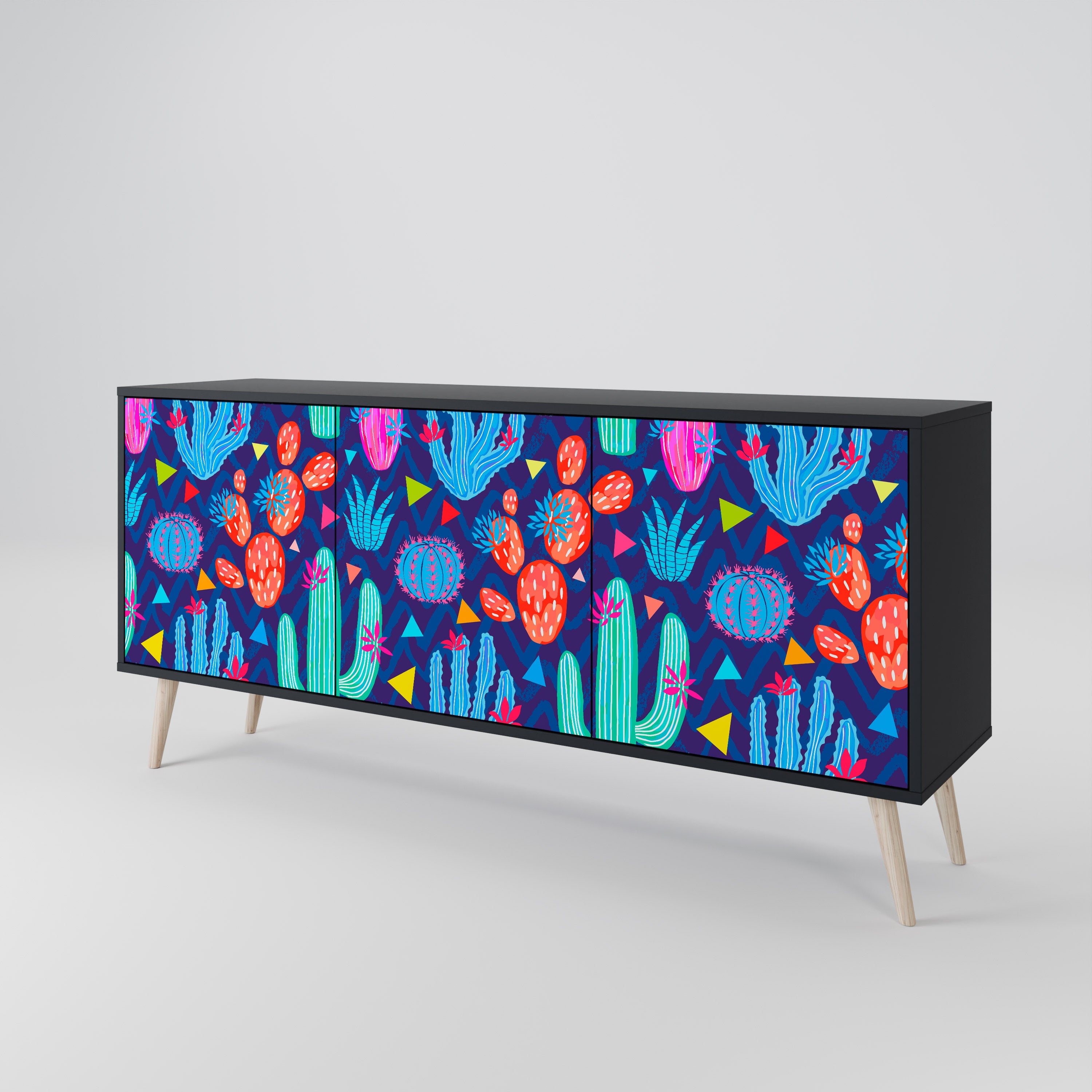 CACTUS VIBES 3-Door Sideboard