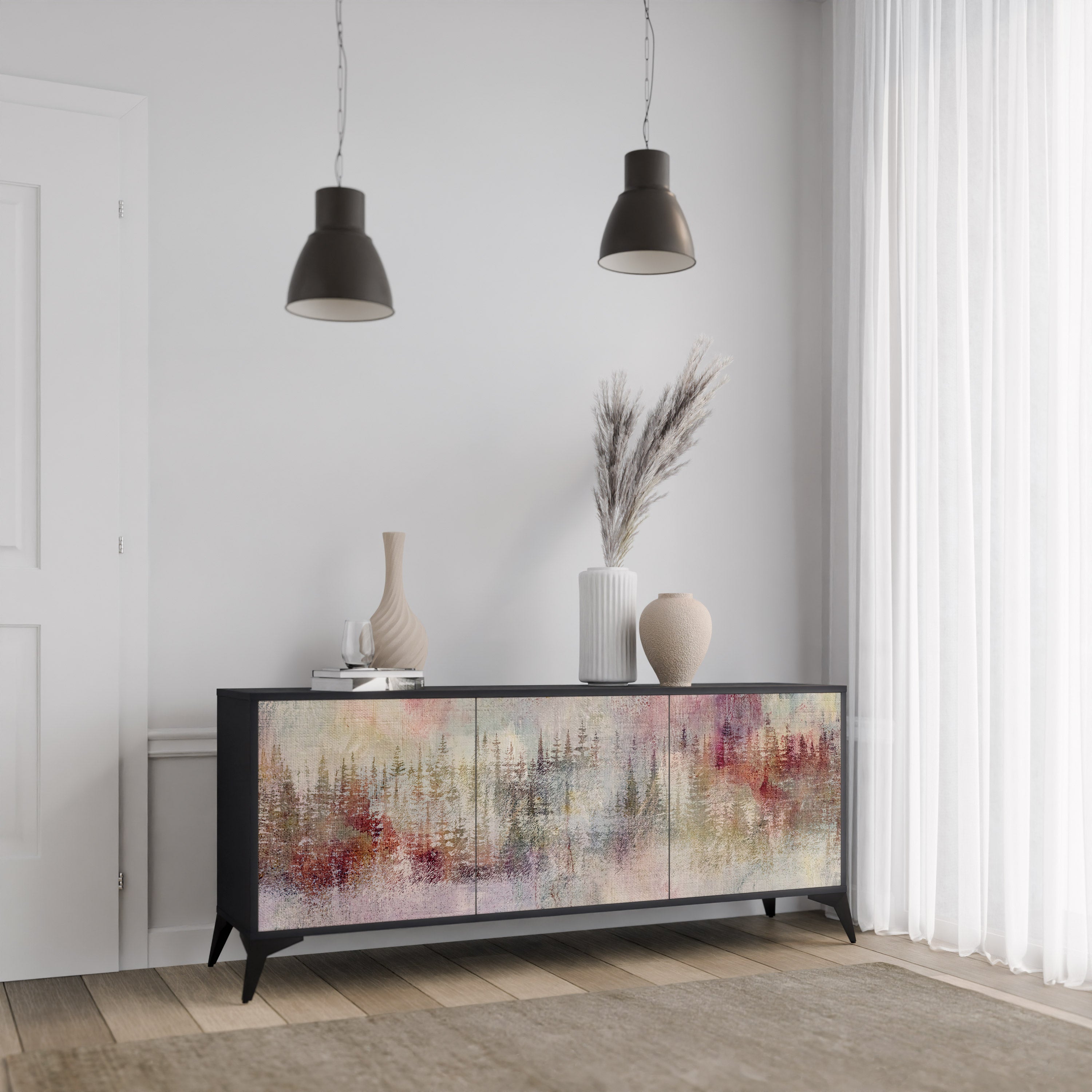 VEILED SUMMIT 3-Door Sideboard