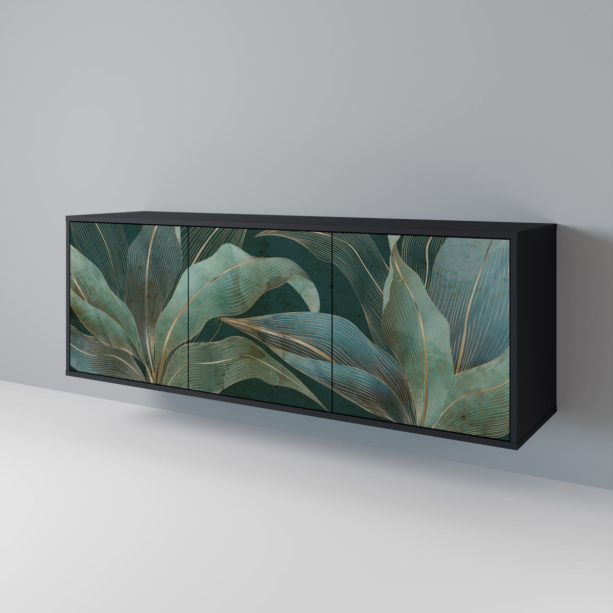 ROYAL GREEN Třídveřová komoda