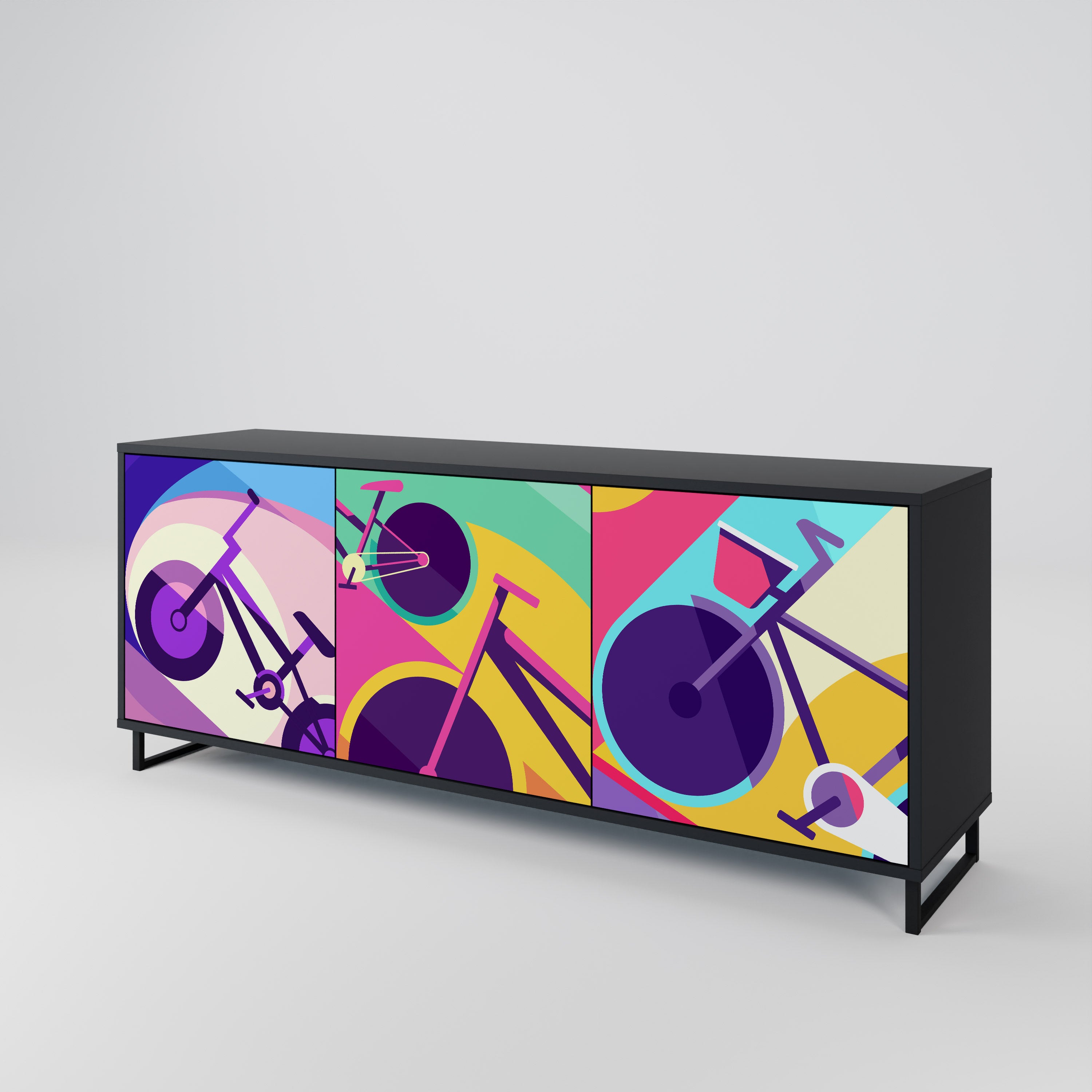 BIKE DREAMS 3-Door Sideboard