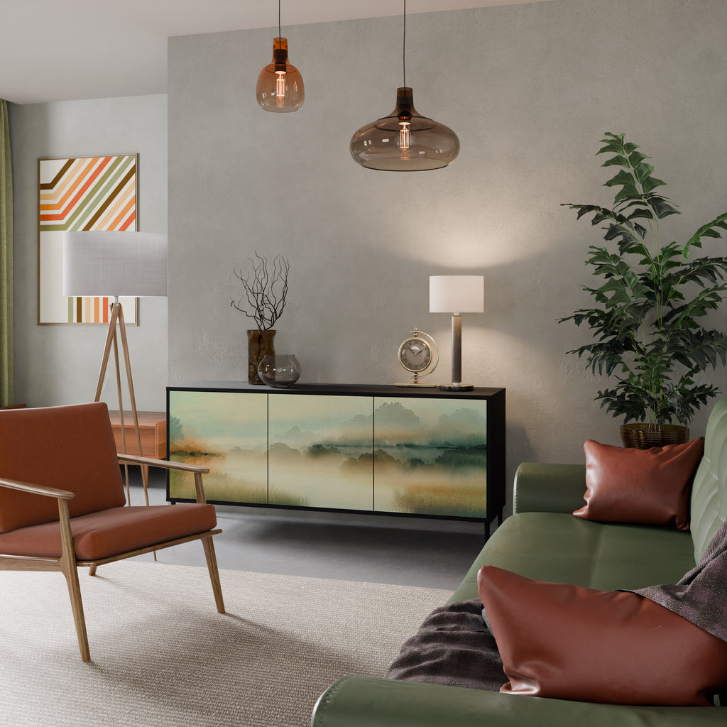 MORNING BY THE LAKE 3-Door Sideboard