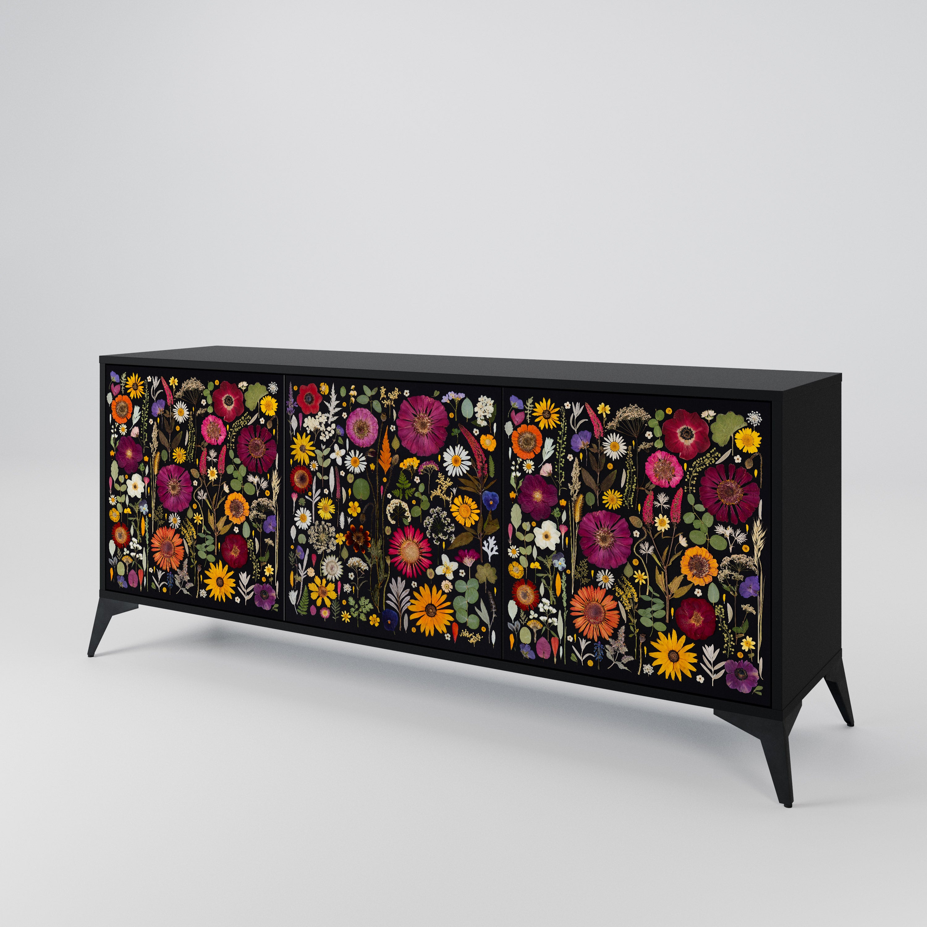 MIDNIGHT GARDEN 3-Door Sideboard