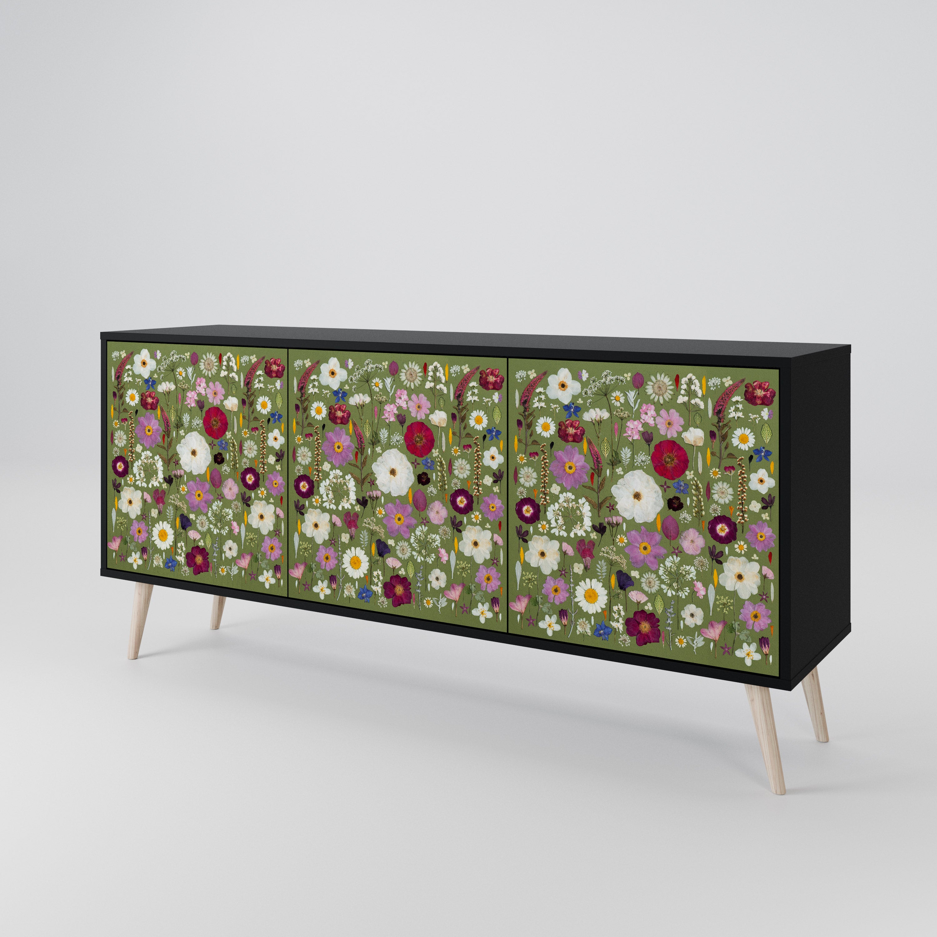 WILD GARDEN 3-Door Sideboard