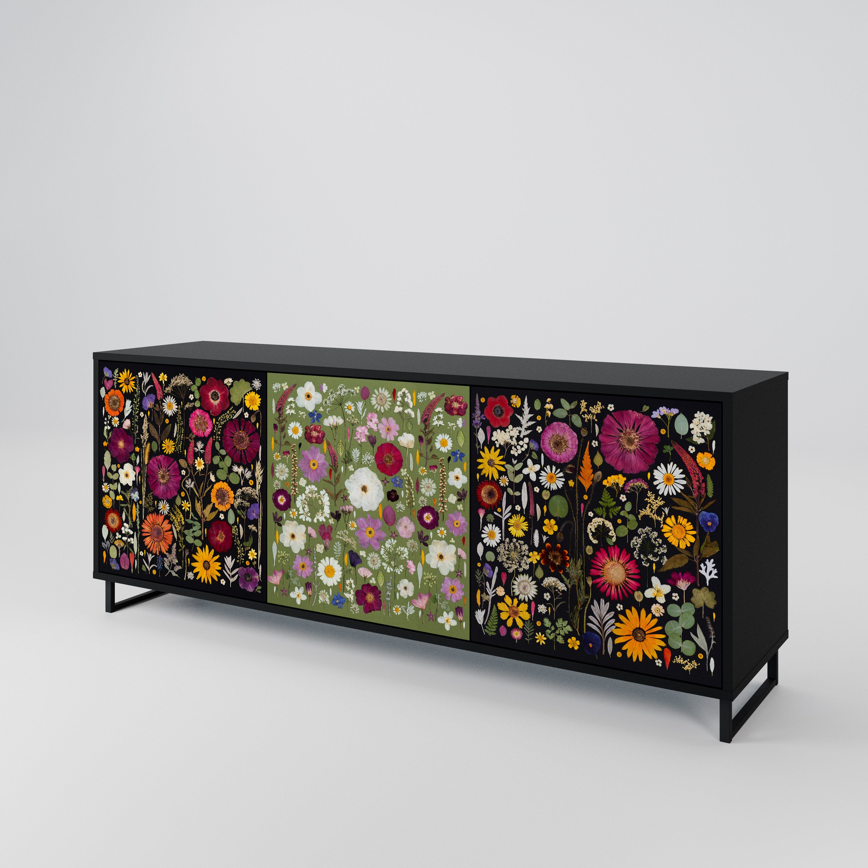 VERDANT GARDEN 3-Door Sideboard