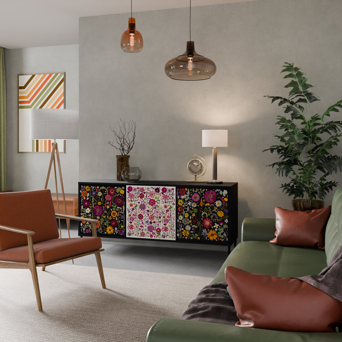 DAYNITE GARDEN Třídveřová komoda