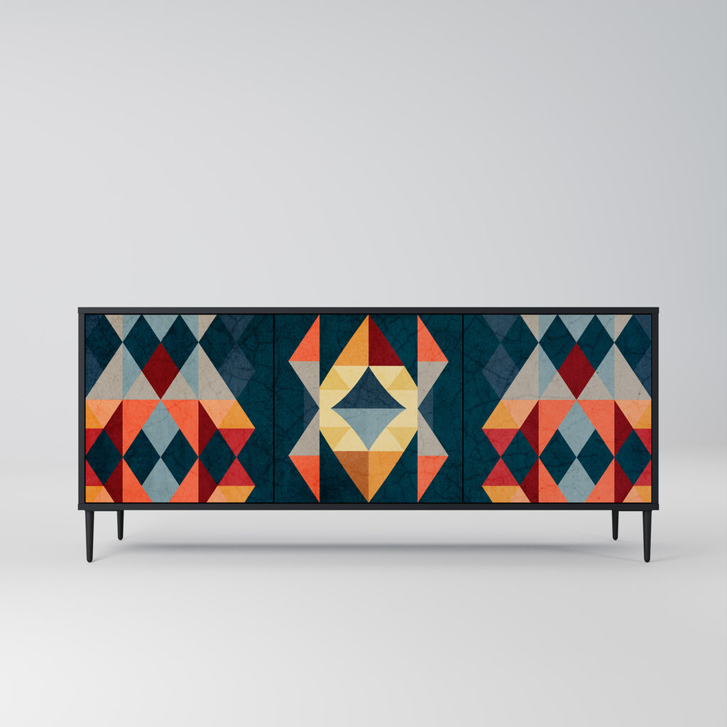 CRACKED ILLUSION 3-Door Sideboard