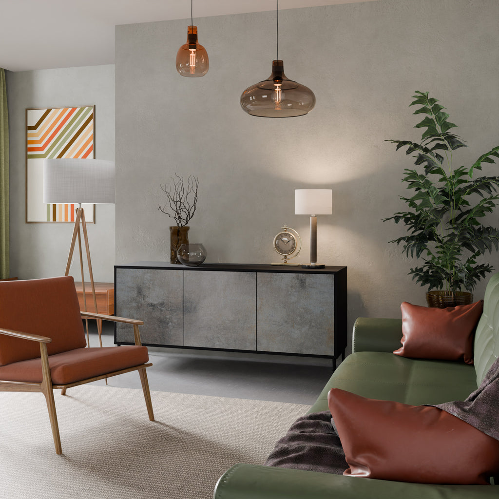 CONCRETE WALL 3-Door Sideboard