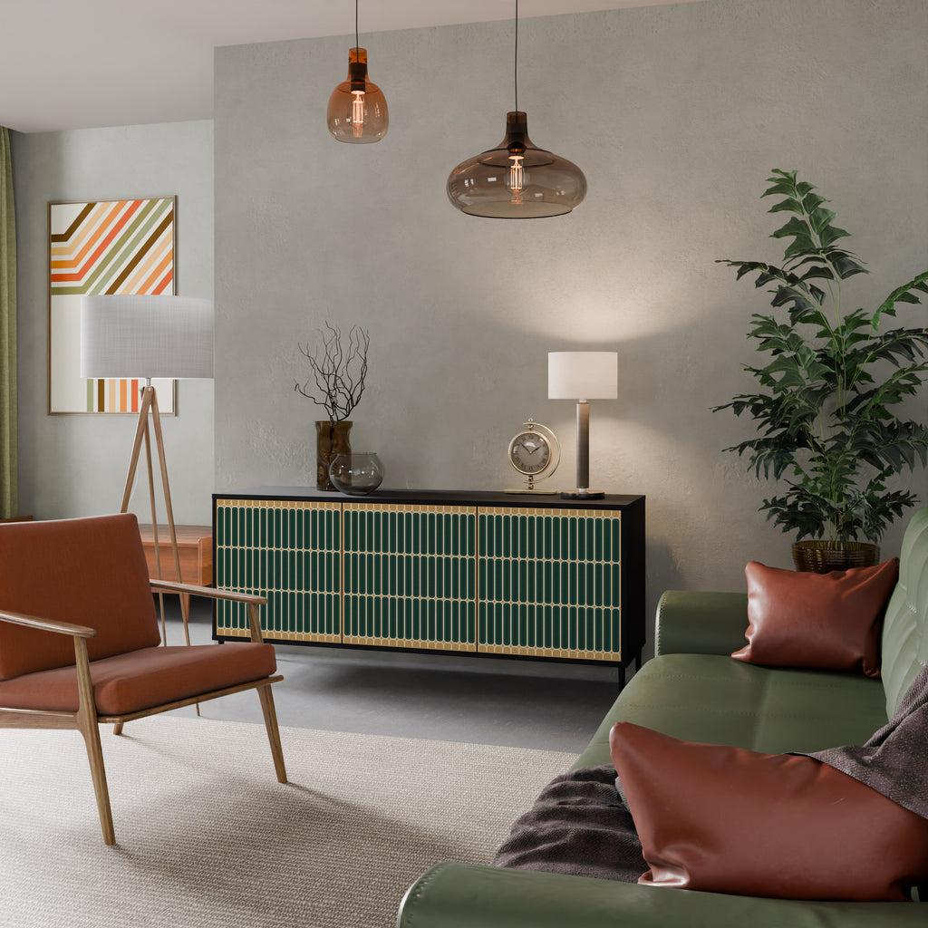 ILUSION GATE Třídveřová komoda