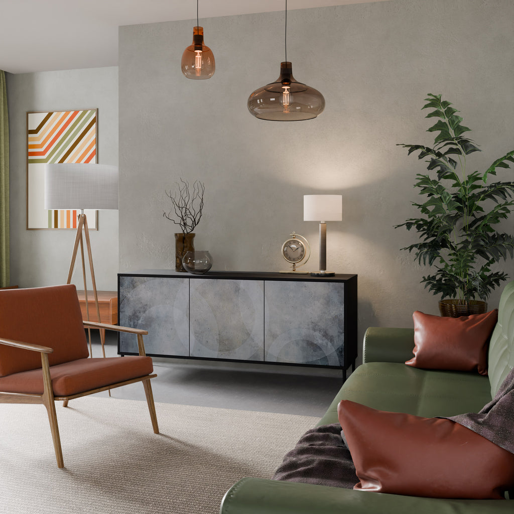 MUTED ARC 3-Door Sideboard