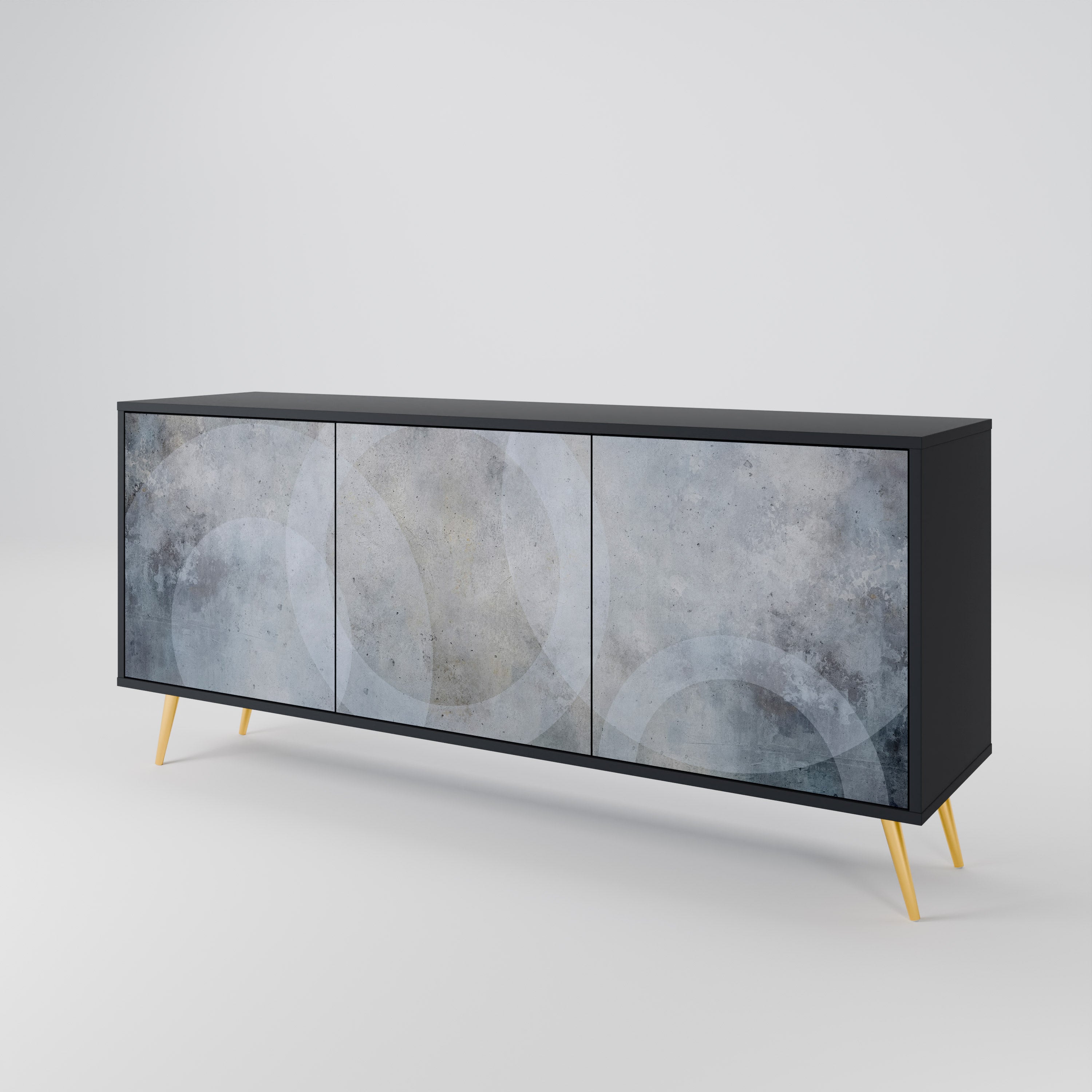 MUTED ARC 3-Door Sideboard