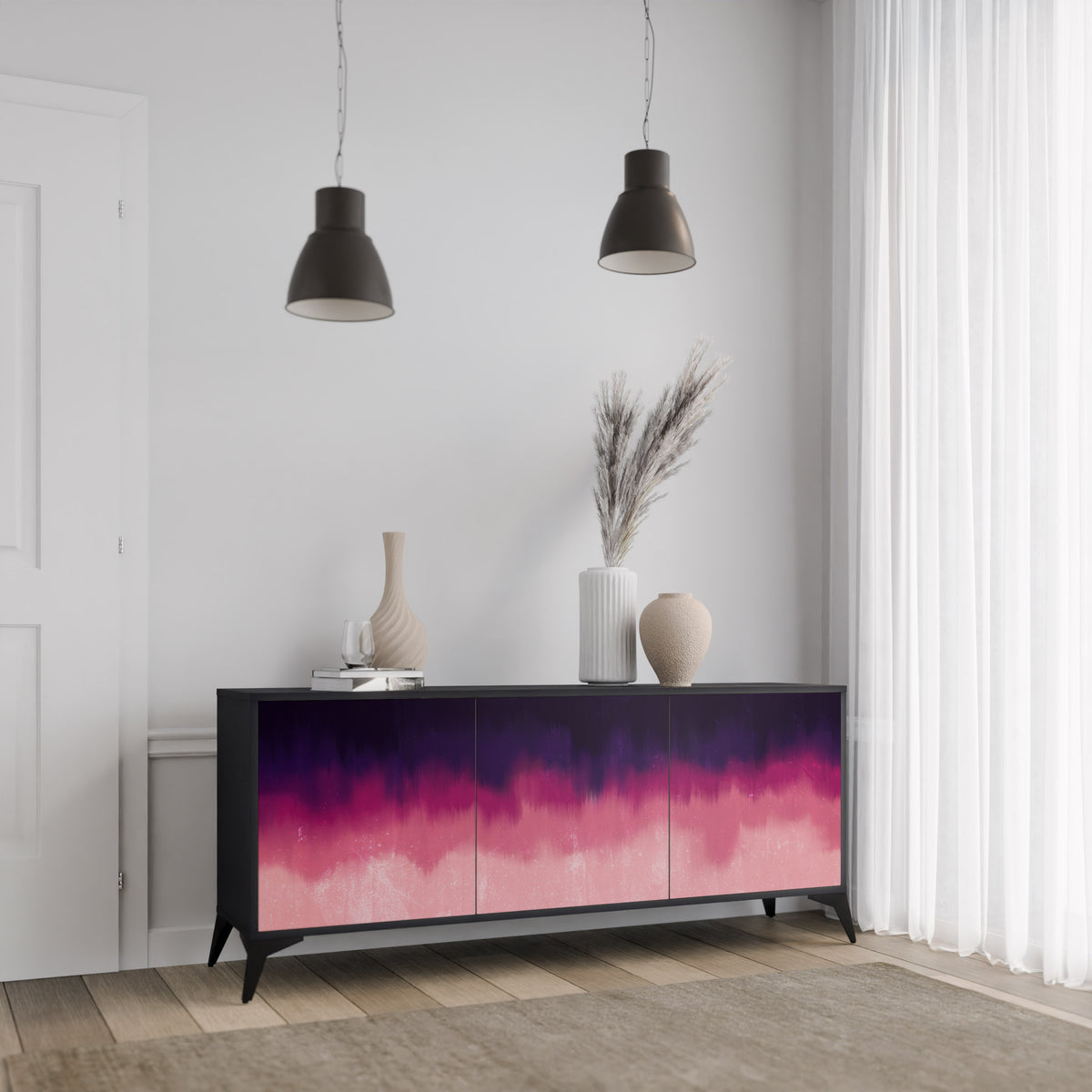 AURORA BOREALIS Třídveřová komoda