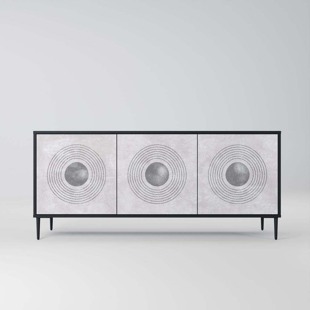 SOLID CIRCLES 3-Door Sideboard