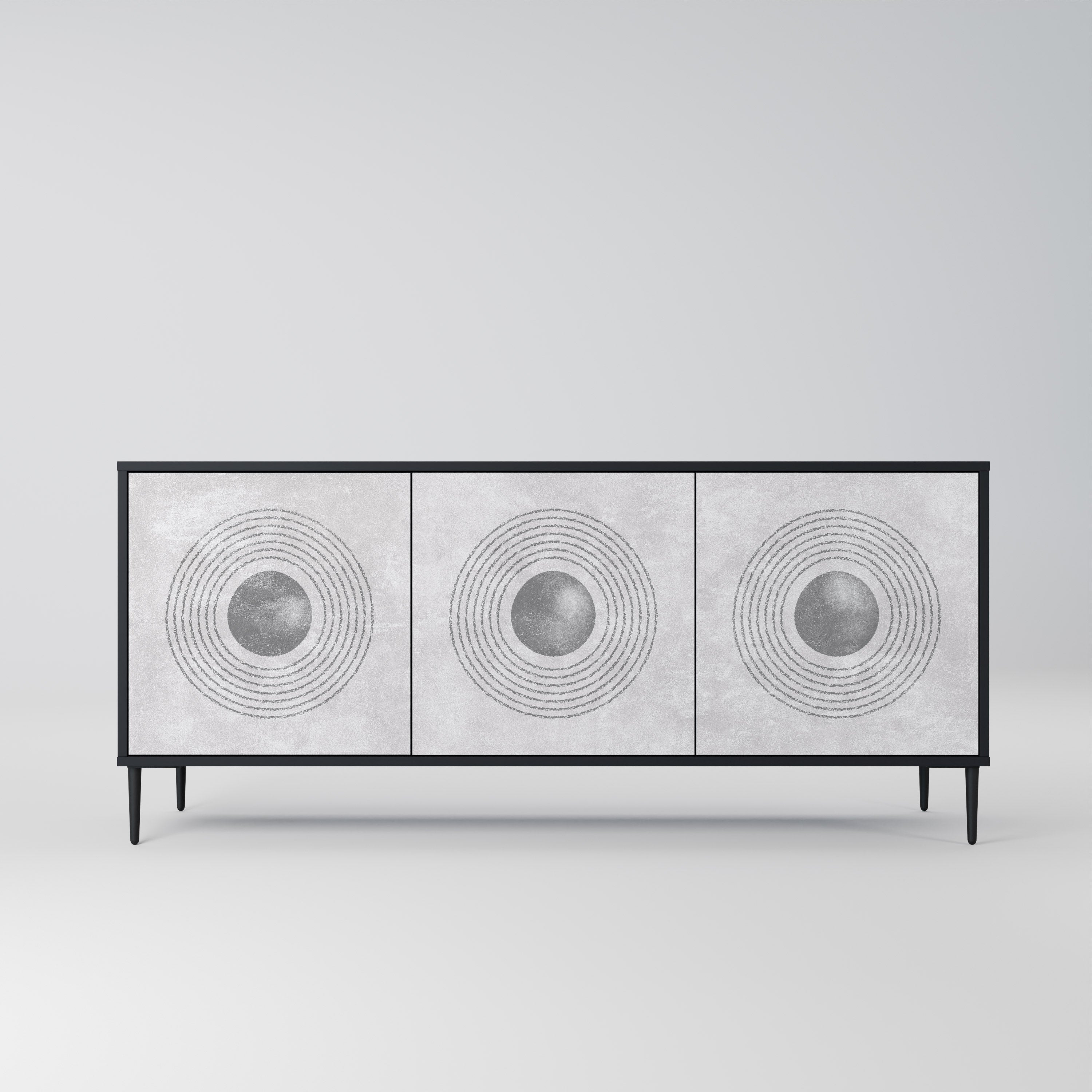 SOLID CIRCLES 3-Door Sideboard