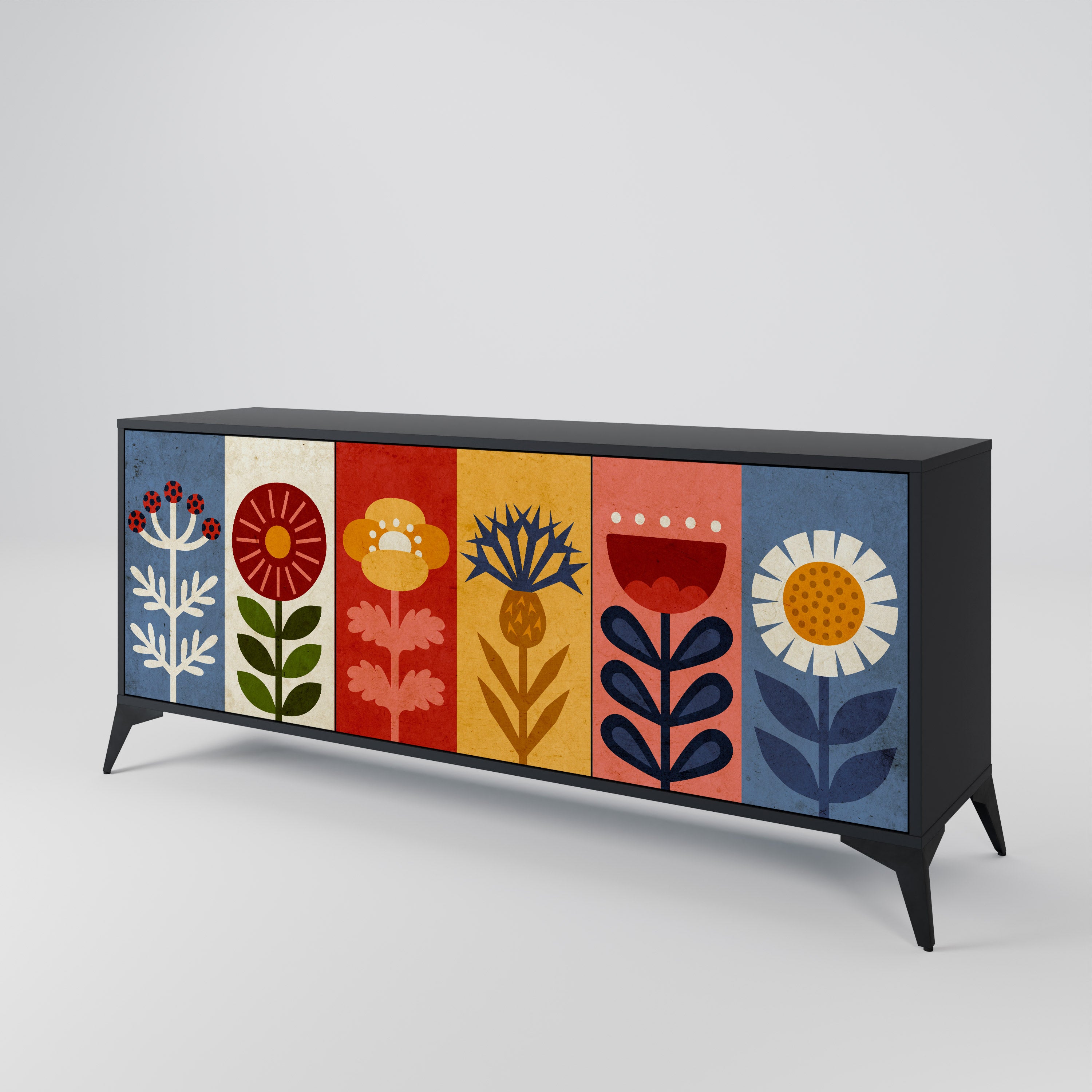 SCANDIC FLOWERET 3-Door Sideboard
