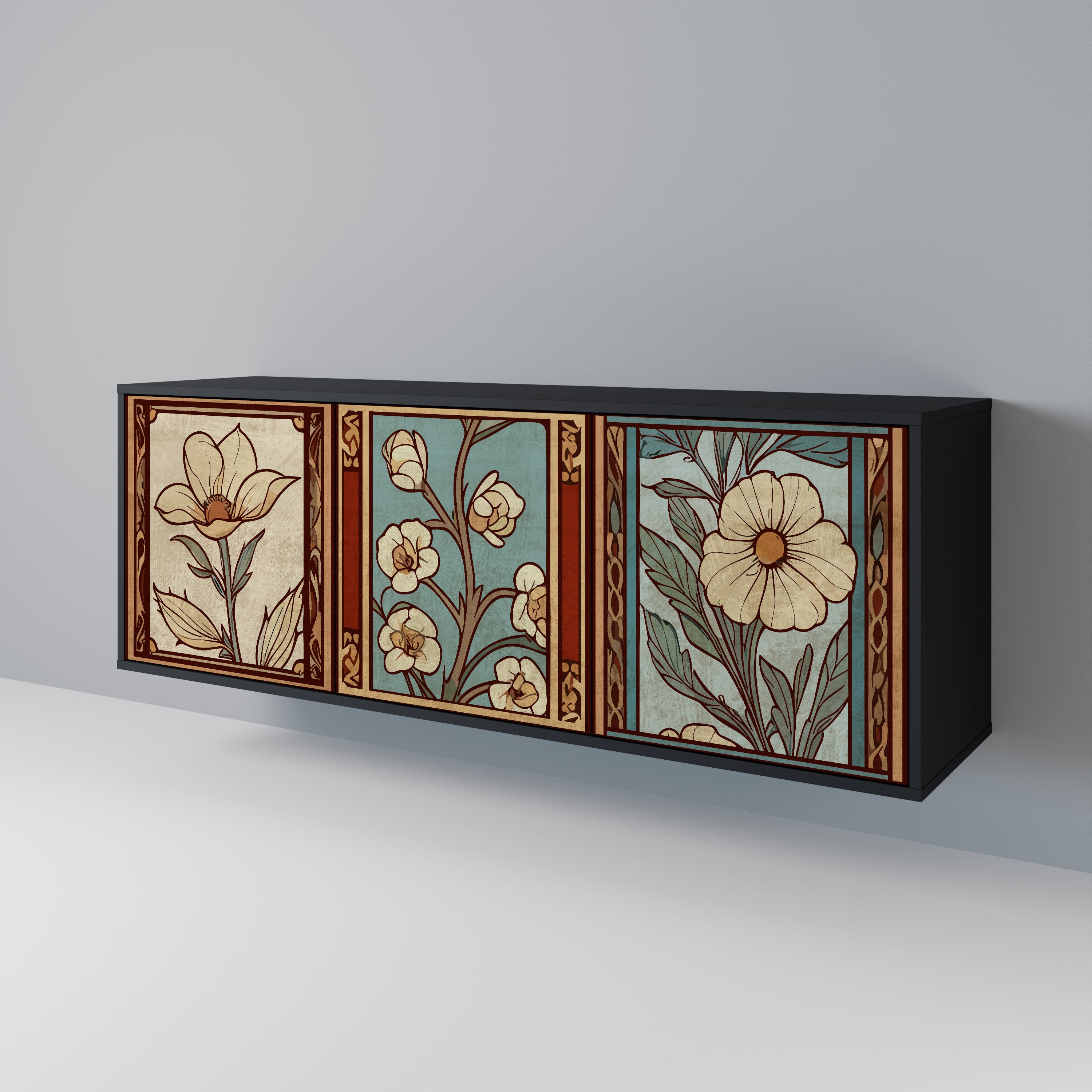 TIMELESS FLORA 3-Door Sideboard