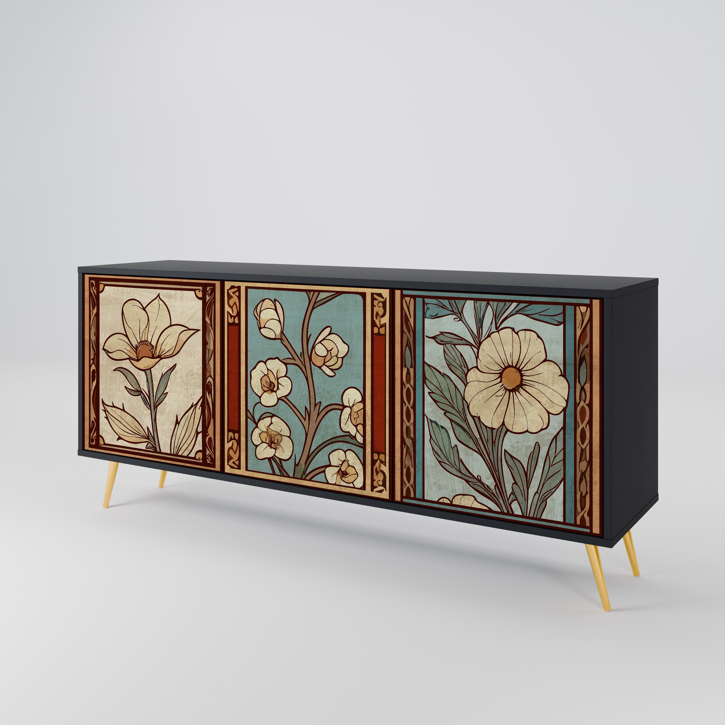 TIMELESS FLORA 3-Door Sideboard