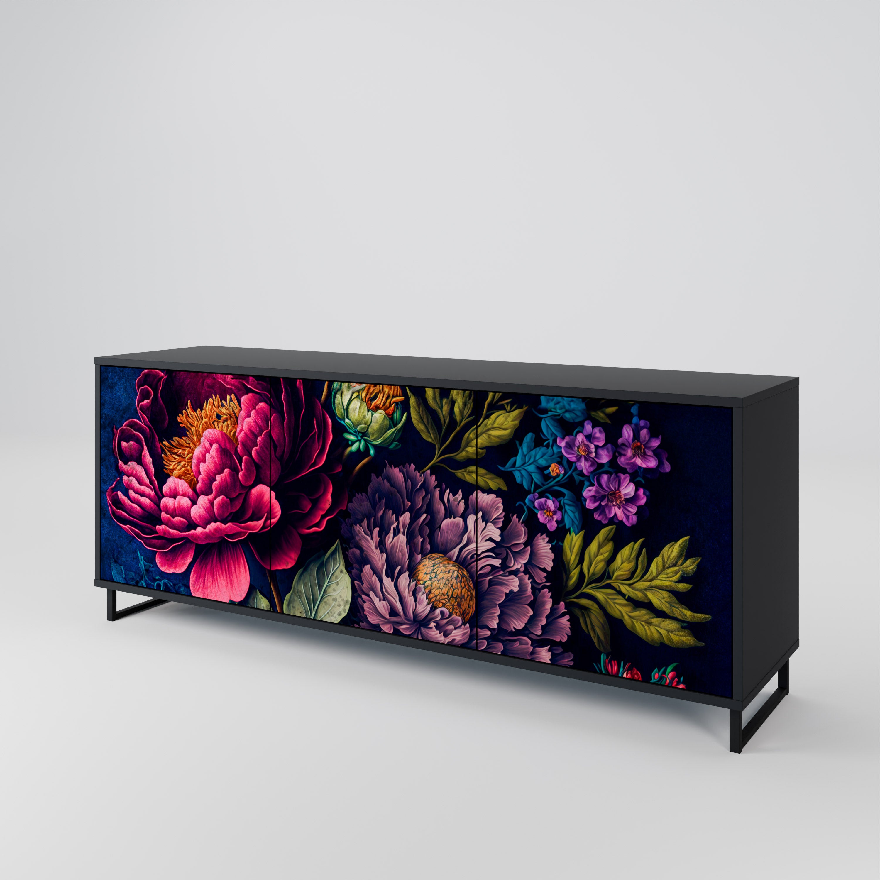 BLOOMING ELEGANCE 3-Door Sideboard
