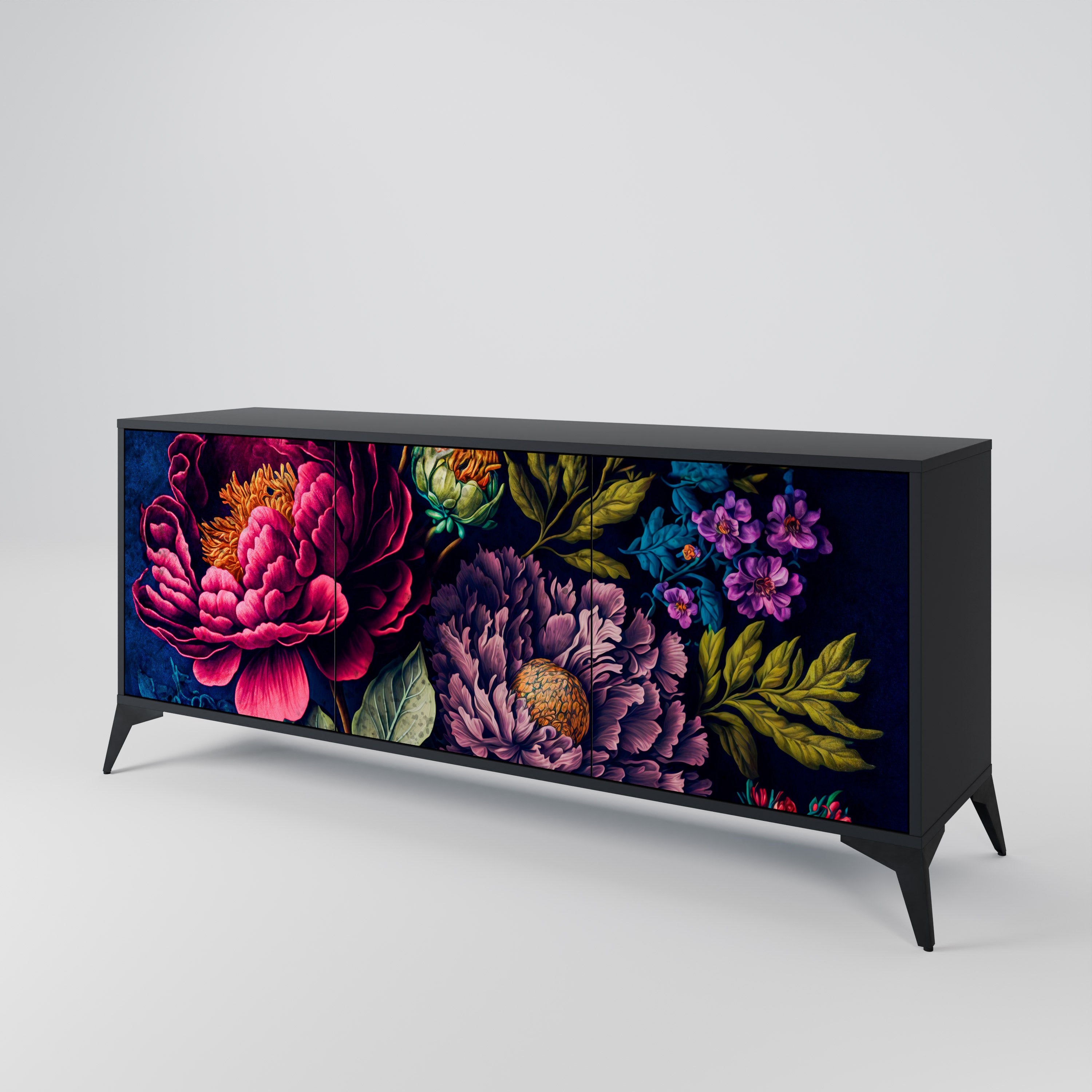 BLOOMING ELEGANCE 3-Door Sideboard