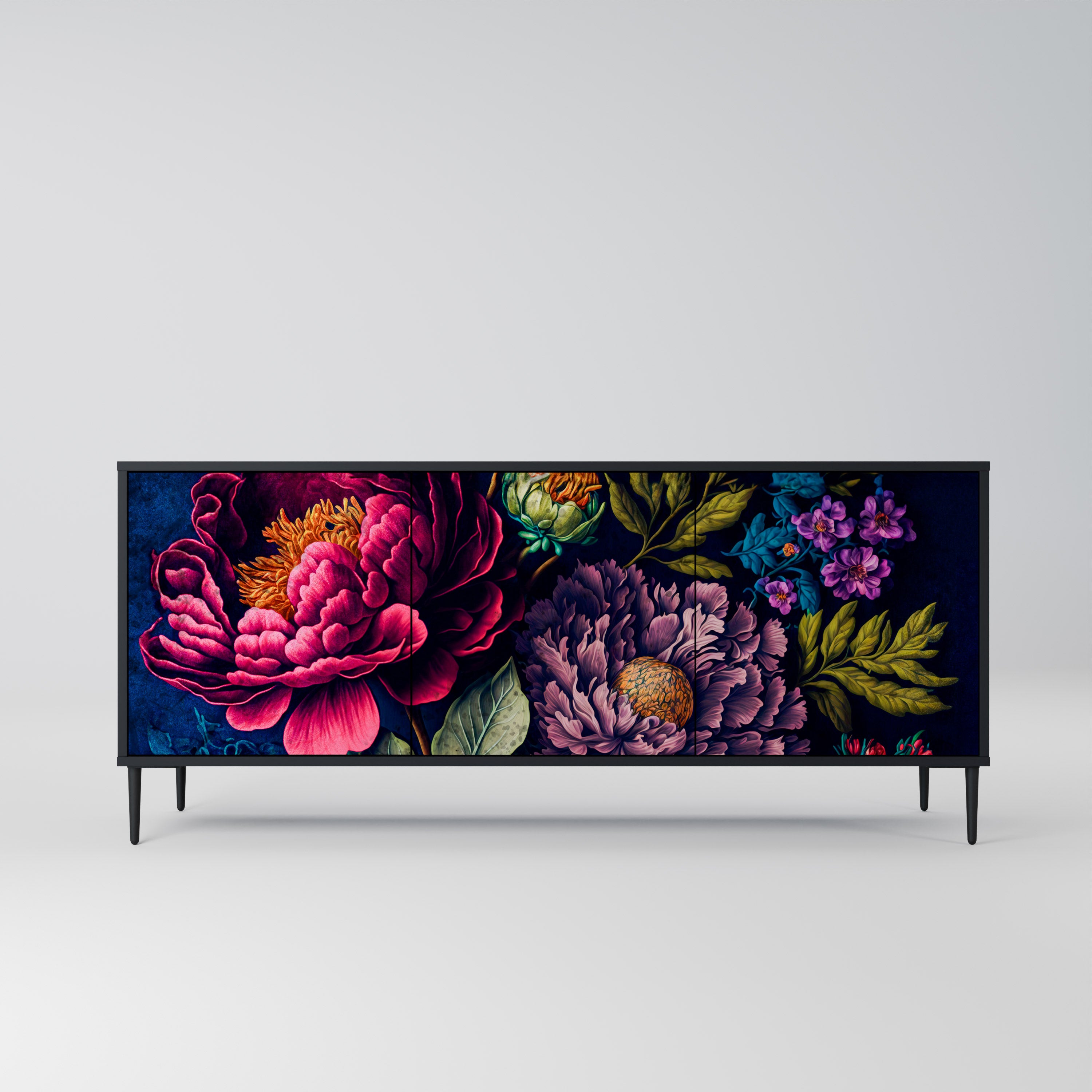 BLOOMING ELEGANCE 3-Door Sideboard
