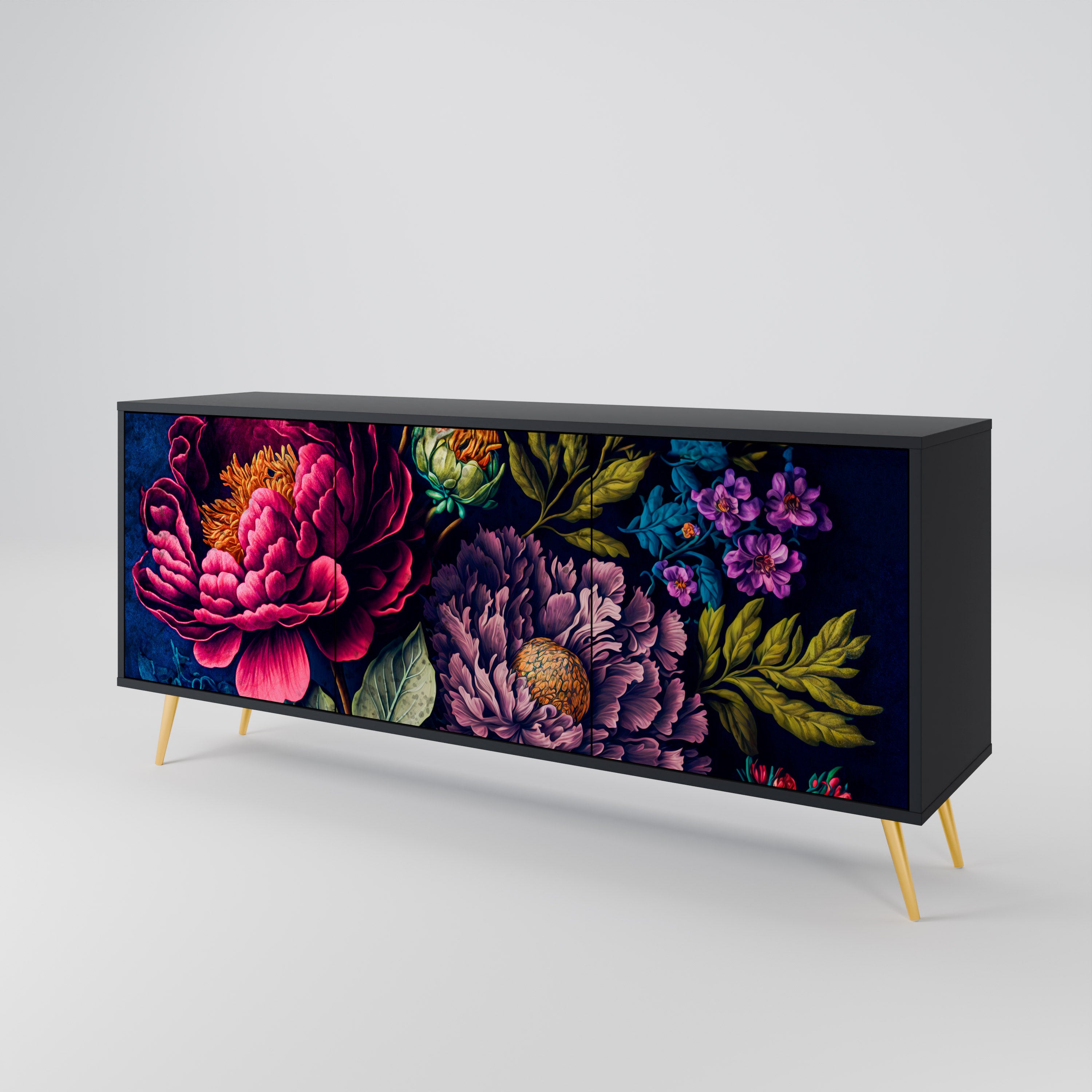 BLOOMING ELEGANCE 3-Door Sideboard