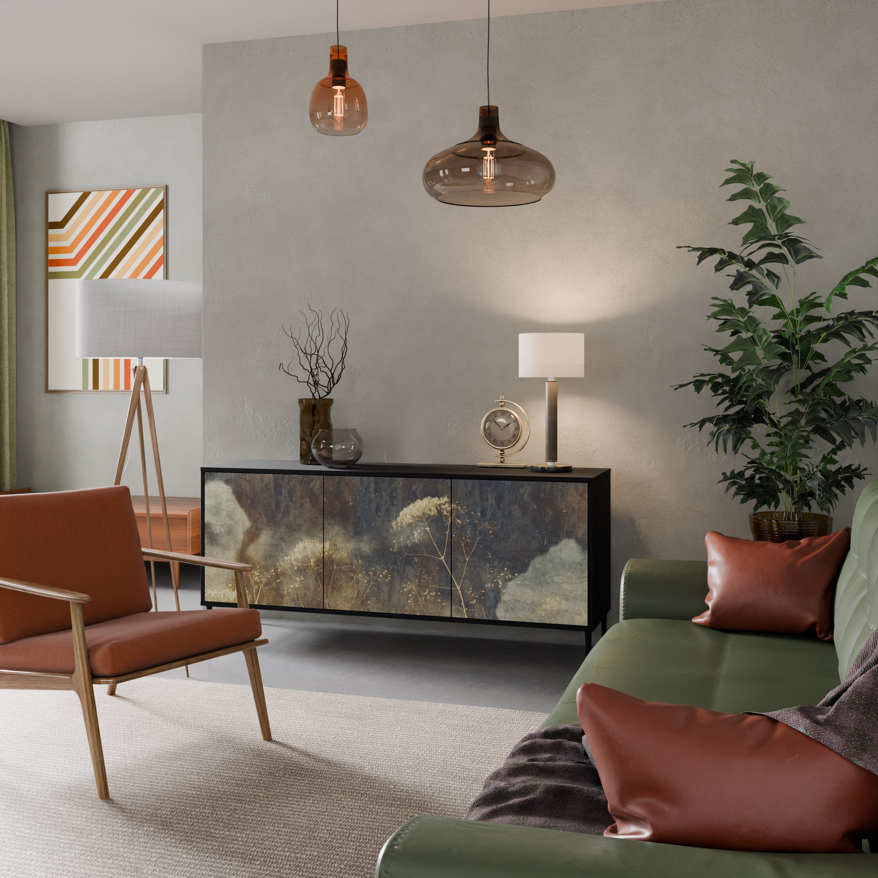 GENTLE POWER Třídveřová komoda