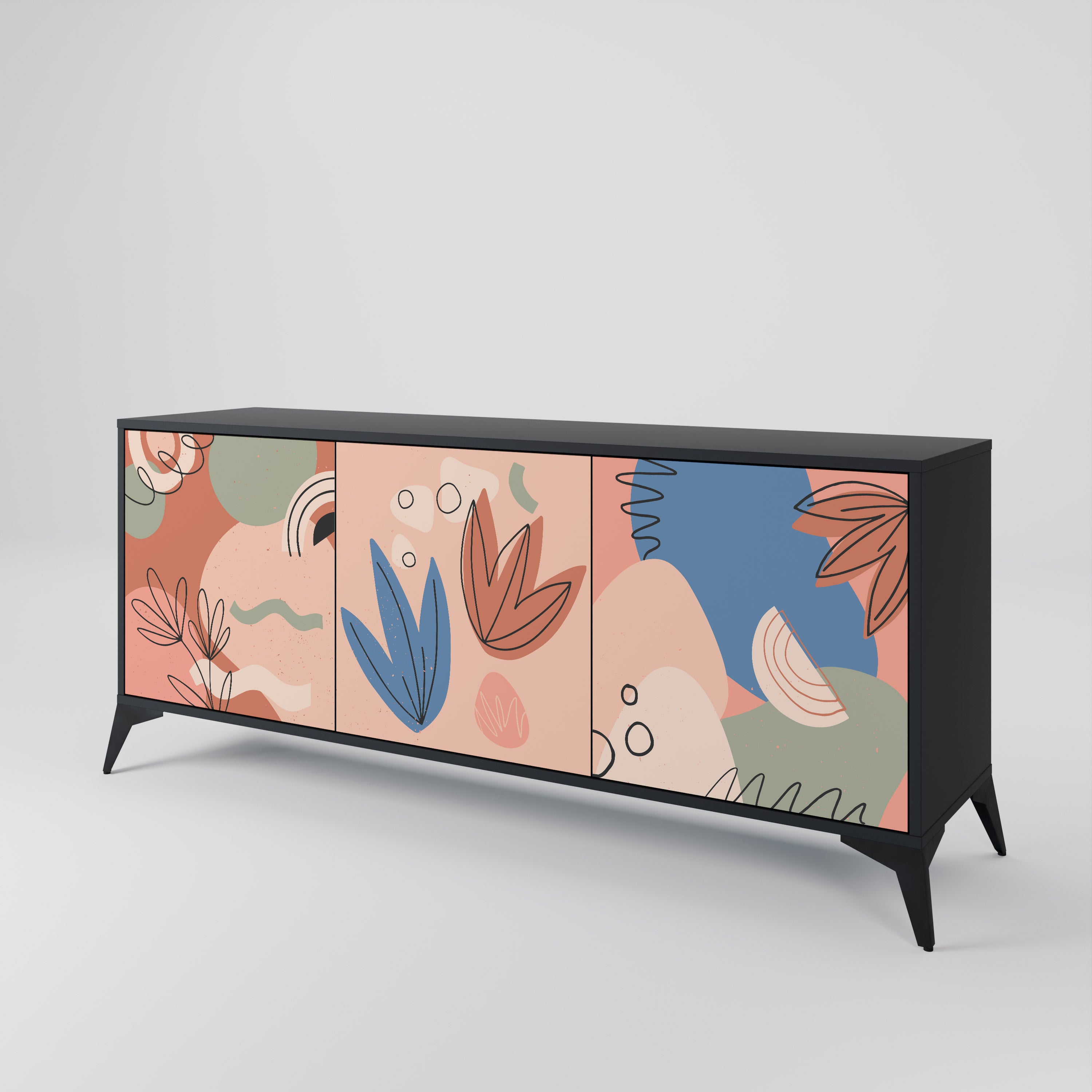 PASTEL DESTINY 3-Door Sideboard