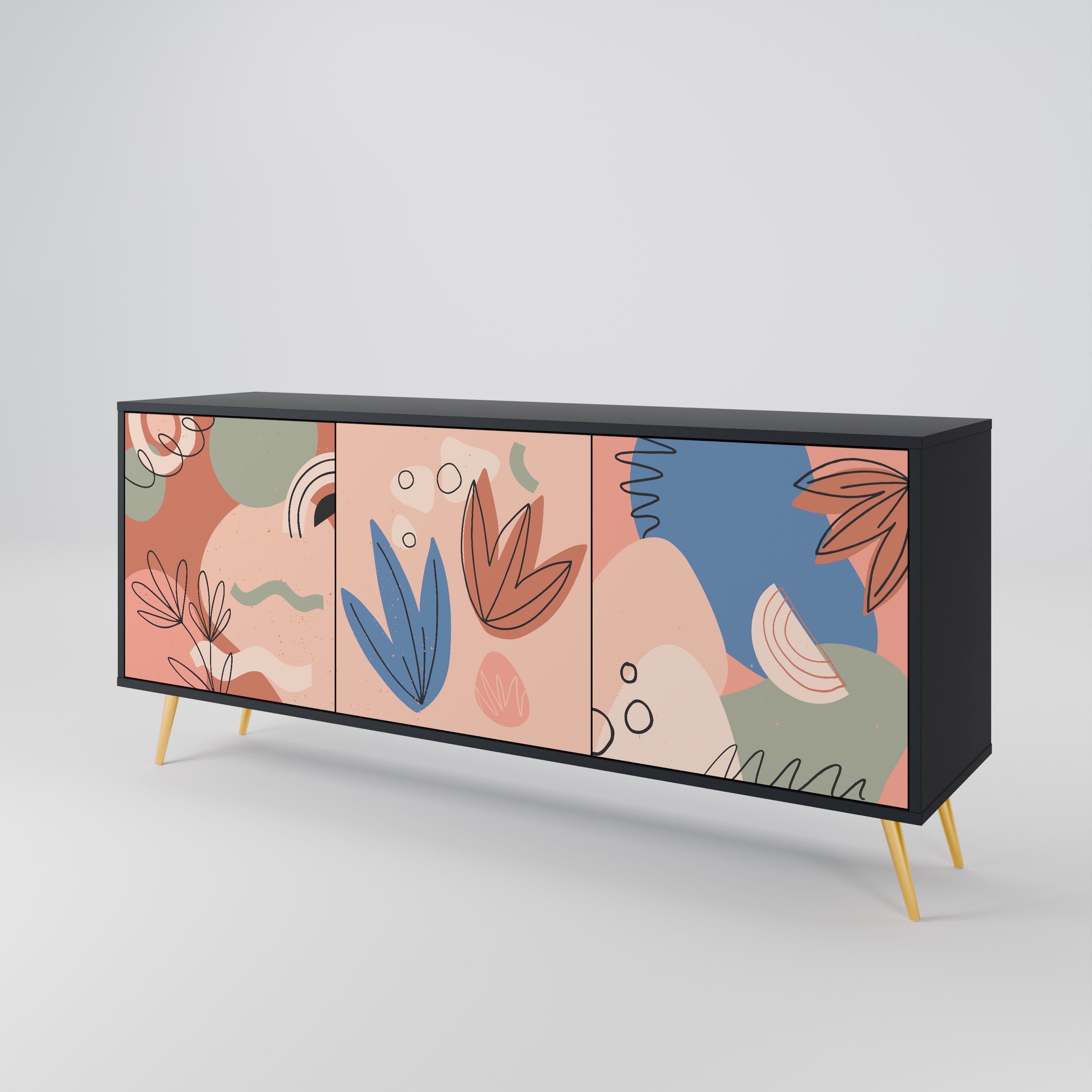 PASTEL DESTINY 3-Door Sideboard
