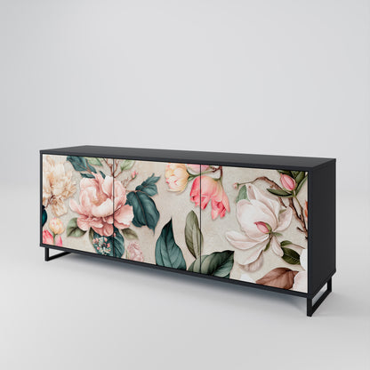 FLORAL GRACE Třídveřová komoda
