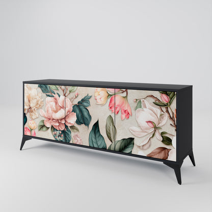 FLORAL GRACE Třídveřová komoda