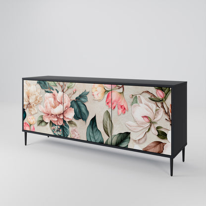 FLORAL GRACE Třídveřová komoda