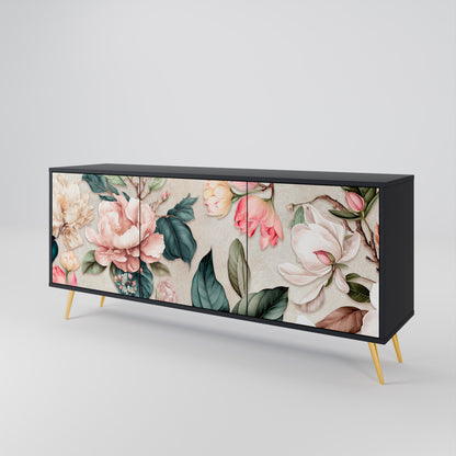 FLORAL GRACE Třídveřová komoda