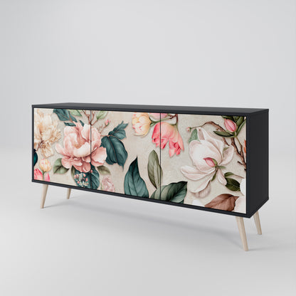 FLORAL GRACE Třídveřová komoda