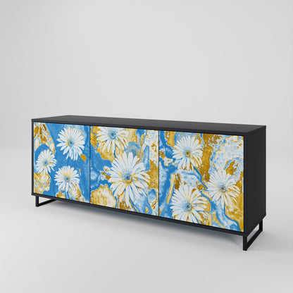 DAISY LUXE Třídveřová komoda