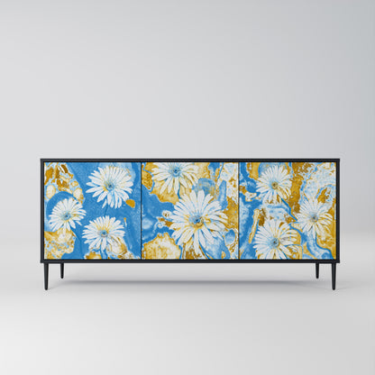 DAISY LUXE Třídveřová komoda