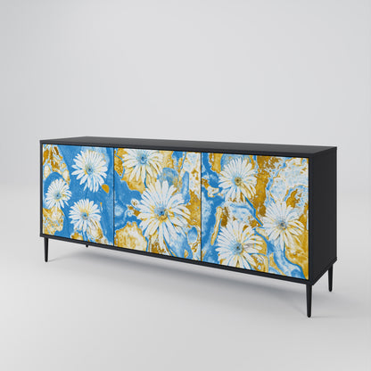 DAISY LUXE Třídveřová komoda
