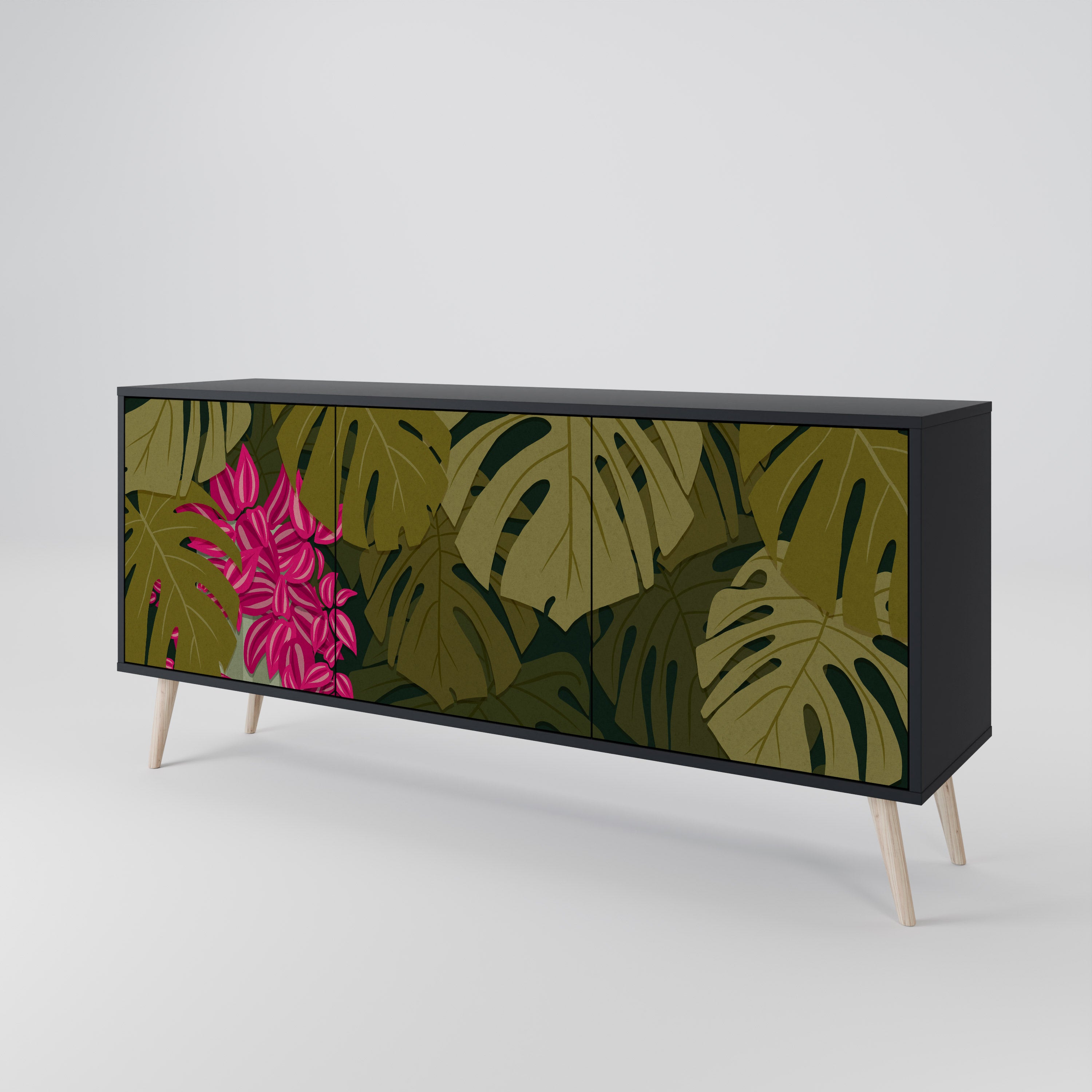 TROPICAL BEAUTY 3-Door Sideboard