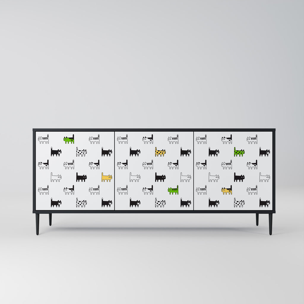CATS COMPILATION 3-Door Sideboard
