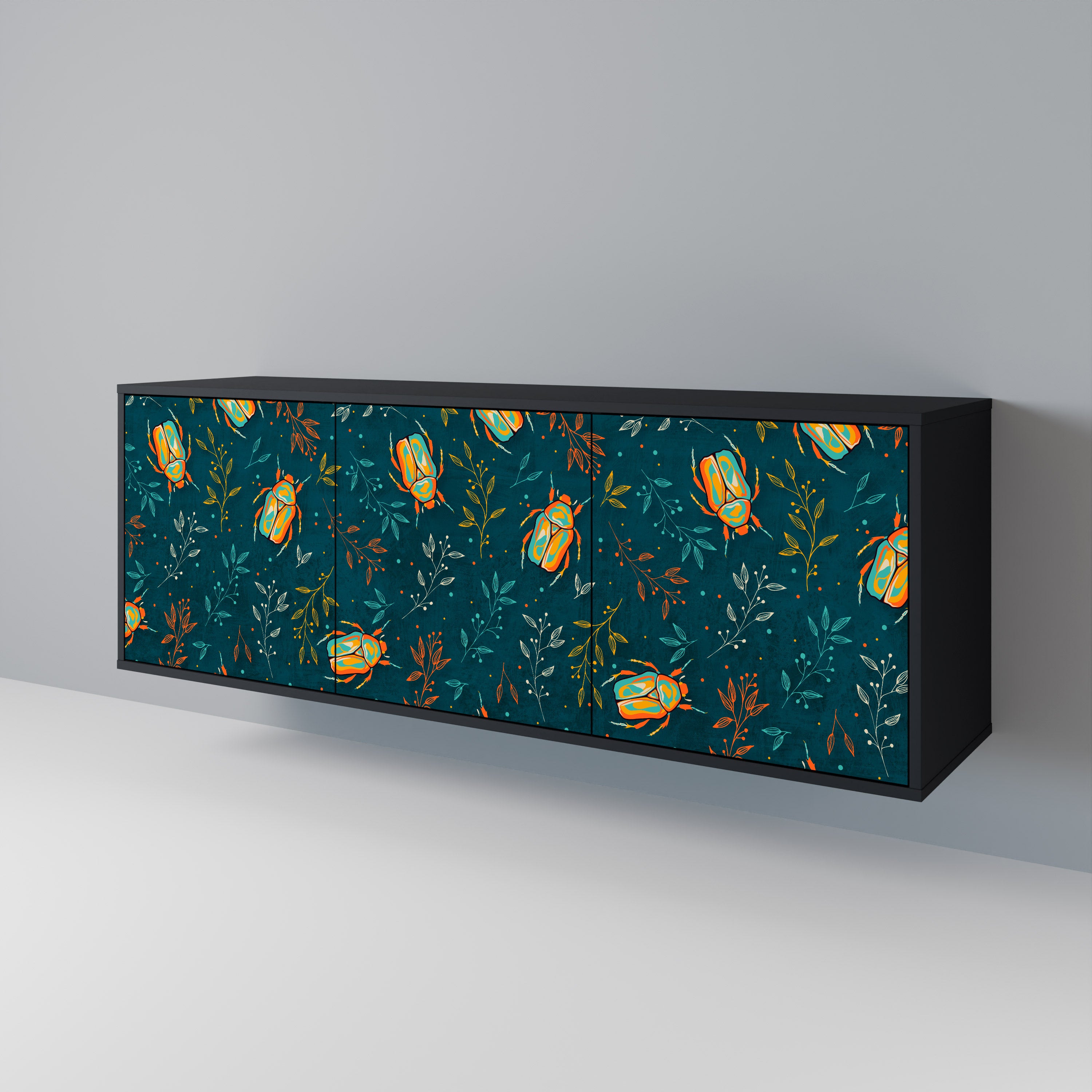AUTUMN INSECTS 3-Door Sideboard