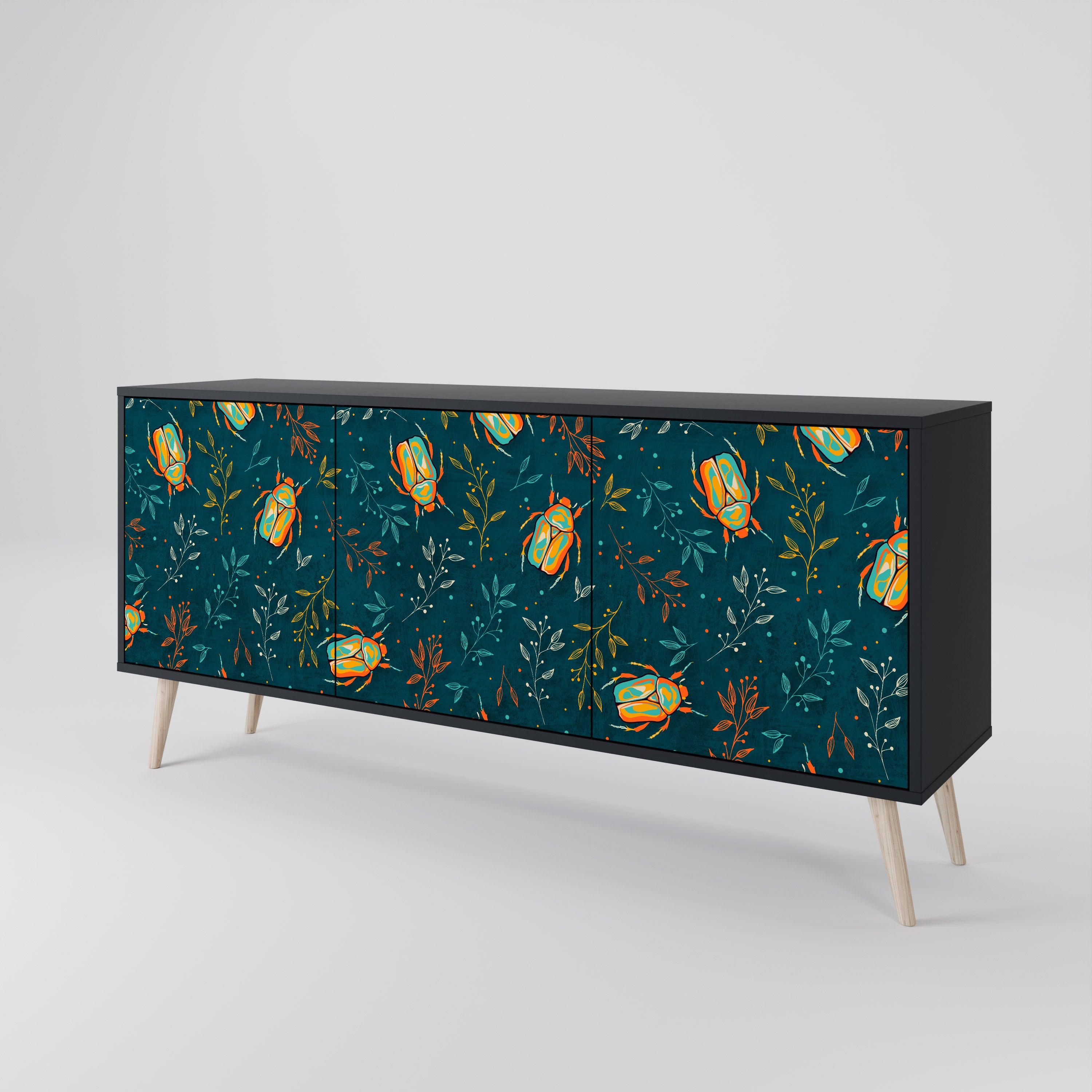 AUTUMN INSECTS 3-Door Sideboard