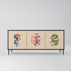 MYTHOLOGICAL CREATURES 3-Door Sideboard