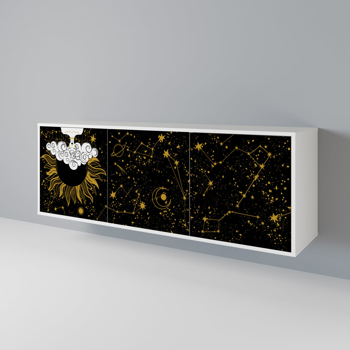 STELLAR CONSTELLATIONS Třídveřová komoda