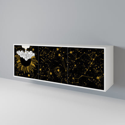 STELLAR CONSTELLATIONS Třídveřová komoda